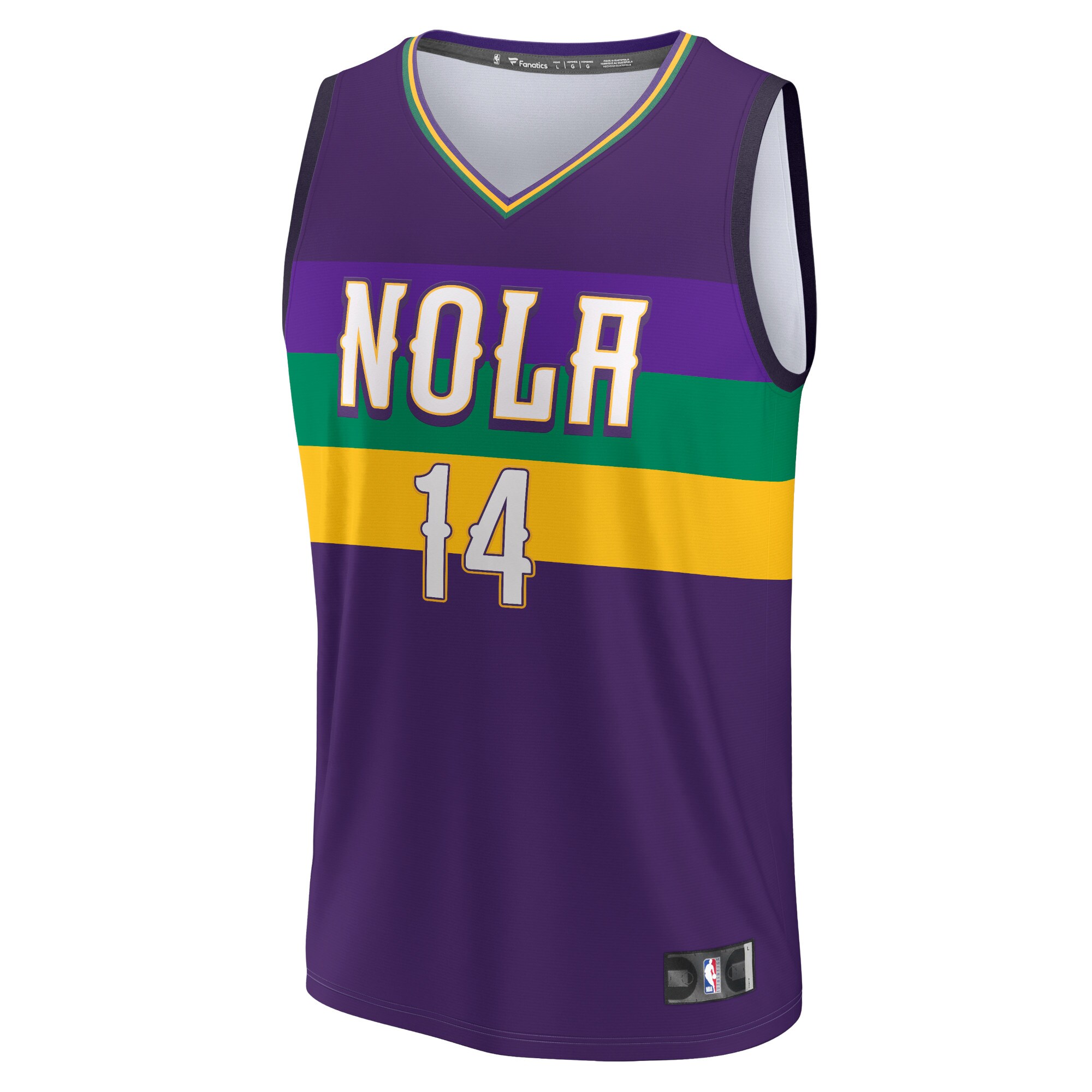 Brandon Ingram New Orleans Pelicans Fanatics Branded Youth 2022/23 Fastbreak Jersey - City Edition - Purple - vstockx