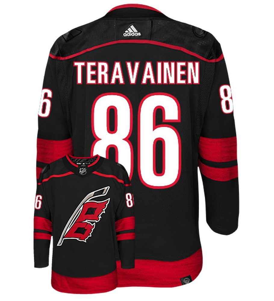 Teuvo Teravainen Carolina Hurricanes Adidas Primegreen Authentic NHL Hockey Jersey - vstockx