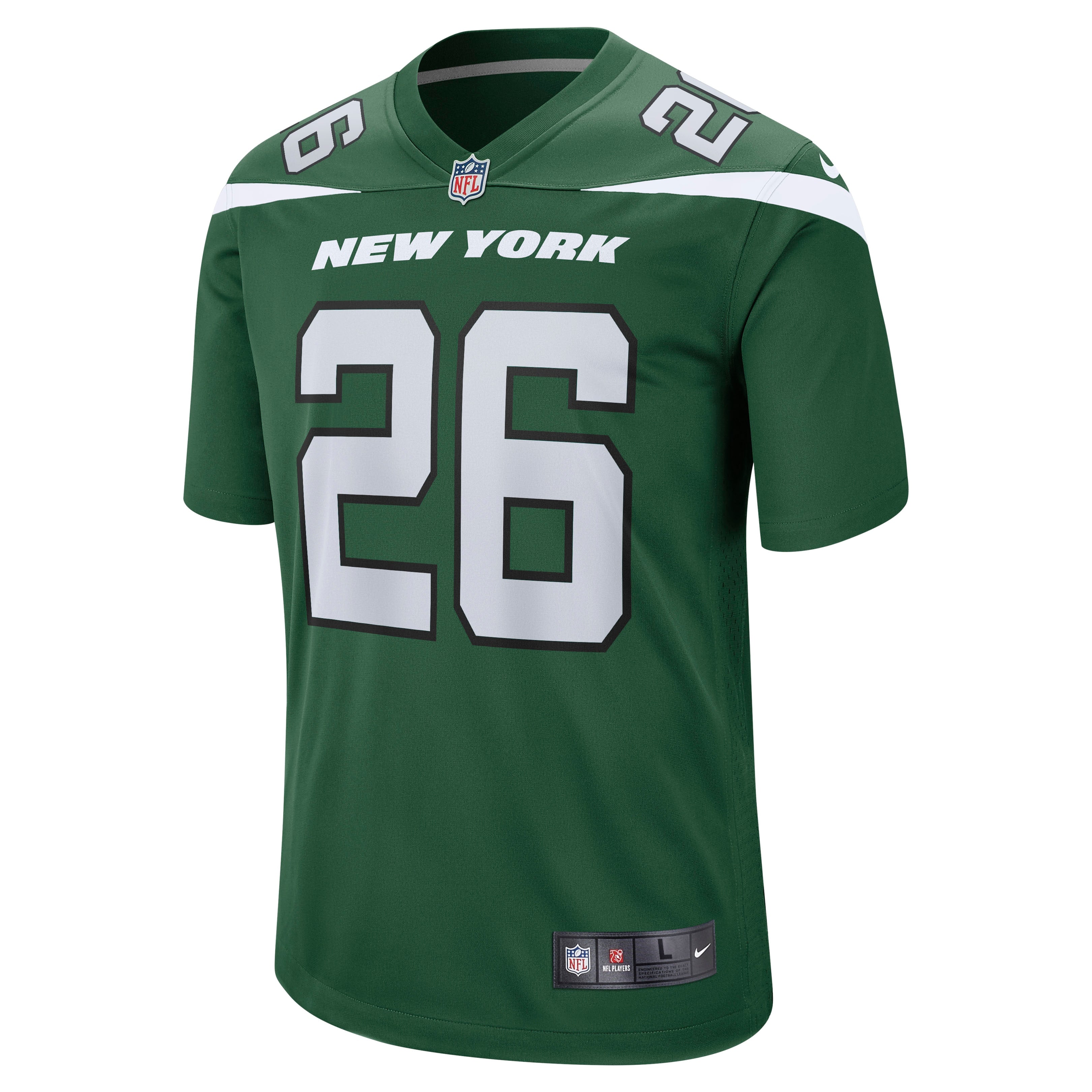 Men's Nike Brandin Echols Gotham Green New York Jets Game Jersey - vstockx