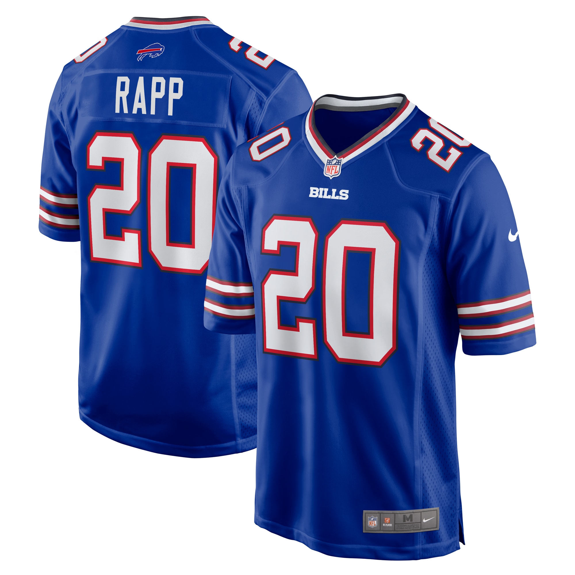 Taylor Rapp Buffalo Bills Nike Game Jersey - Royal - vstockx