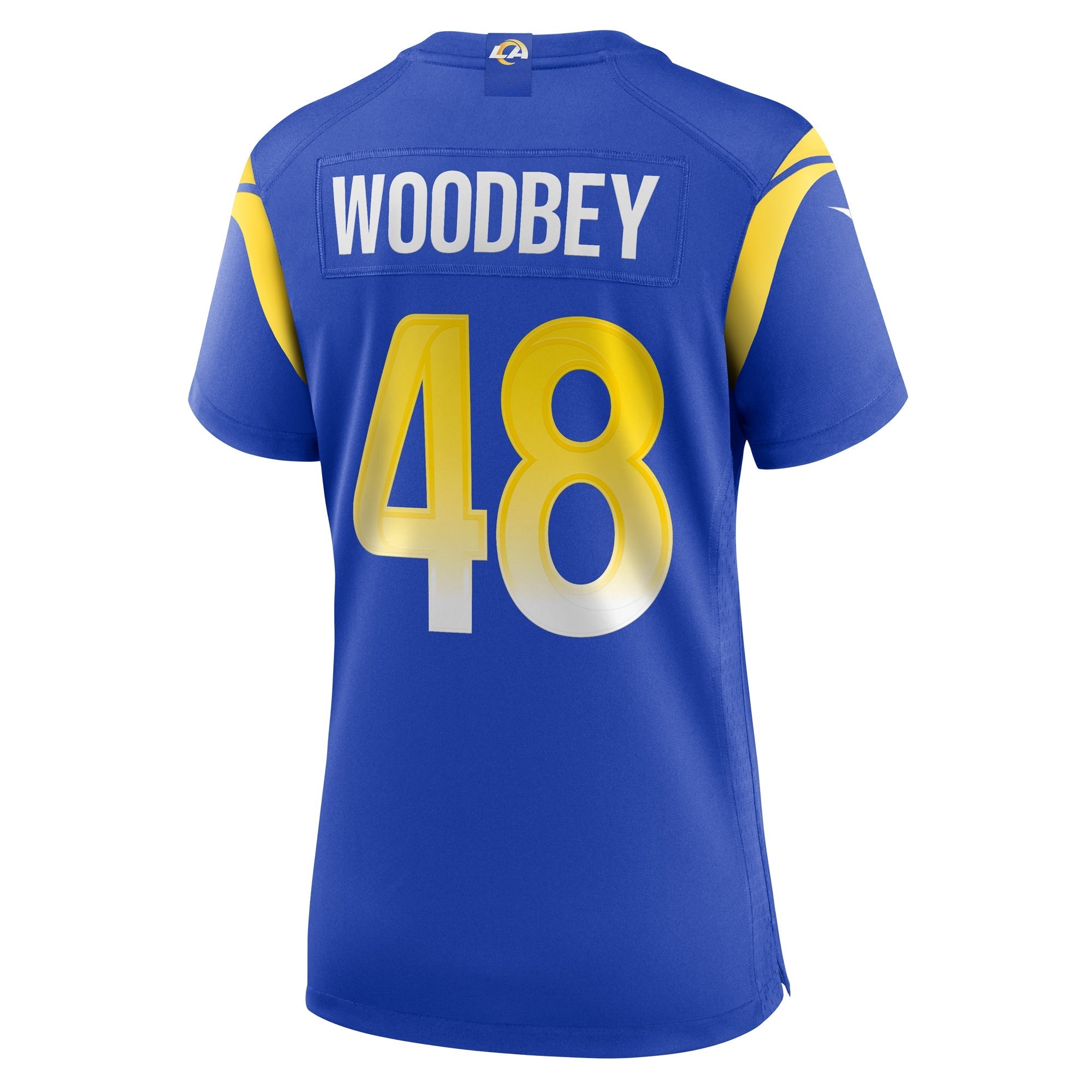 Women's Nike Jaiden Woodbey Royal Los Angeles Rams Home Game Jersey - vstockx