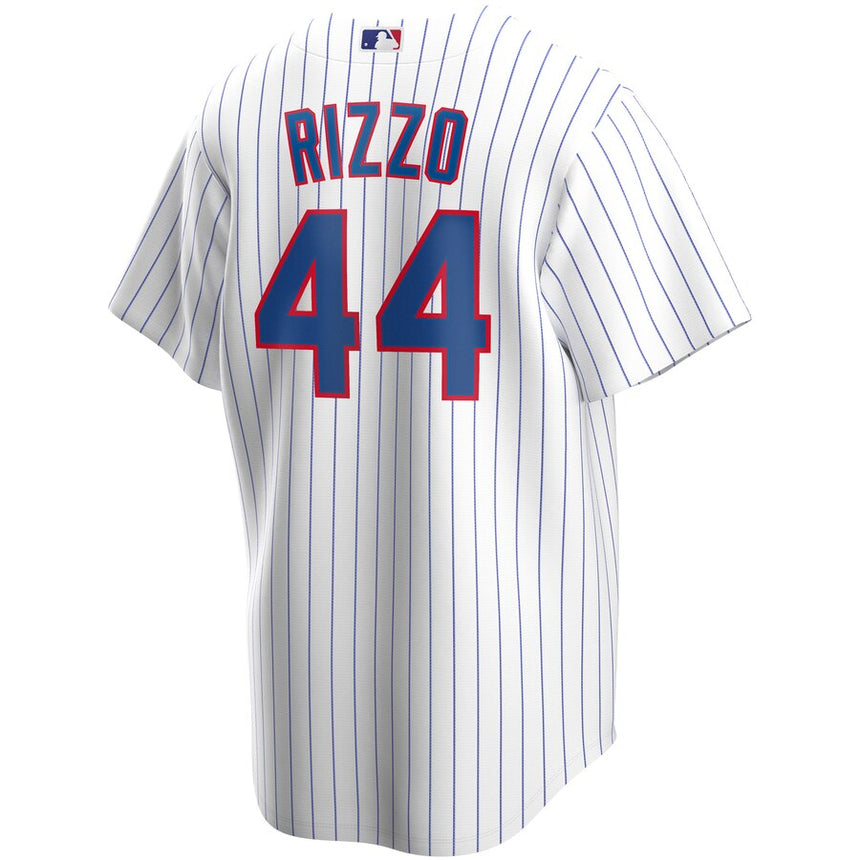 Men's Anthony Rizzo Chicago Cubs Premium Twill White Home Replica Jersey - vstockx