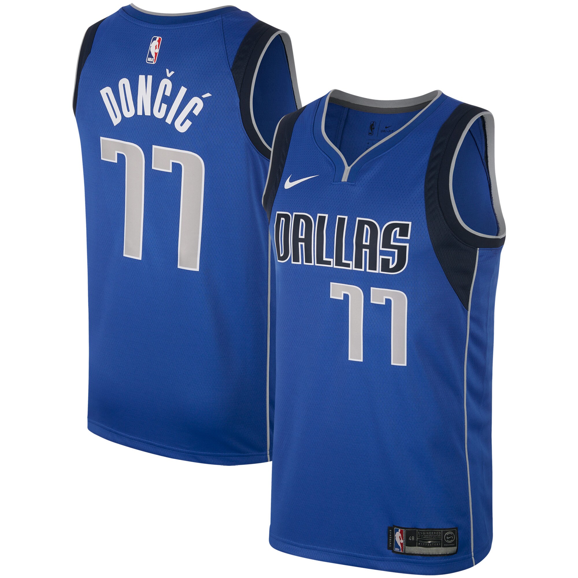 Dallas Mavericks Luka Doncic Nike Men's Swingman Jersey - Royal - vstockx