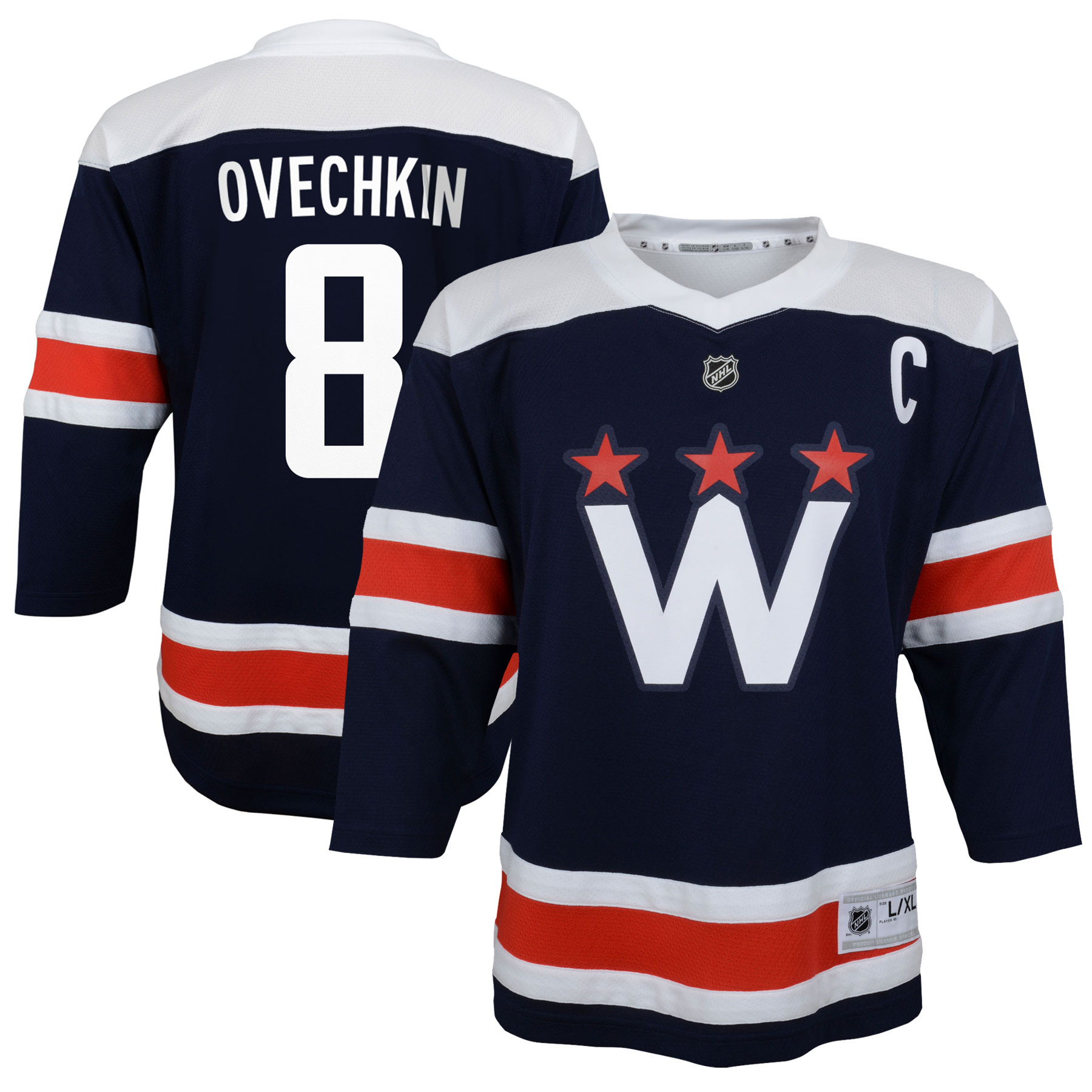 Alexander Ovechkin Washington Capitals Preschool 2020/21 Alternate Replica Player Jersey - Navy - vstockx