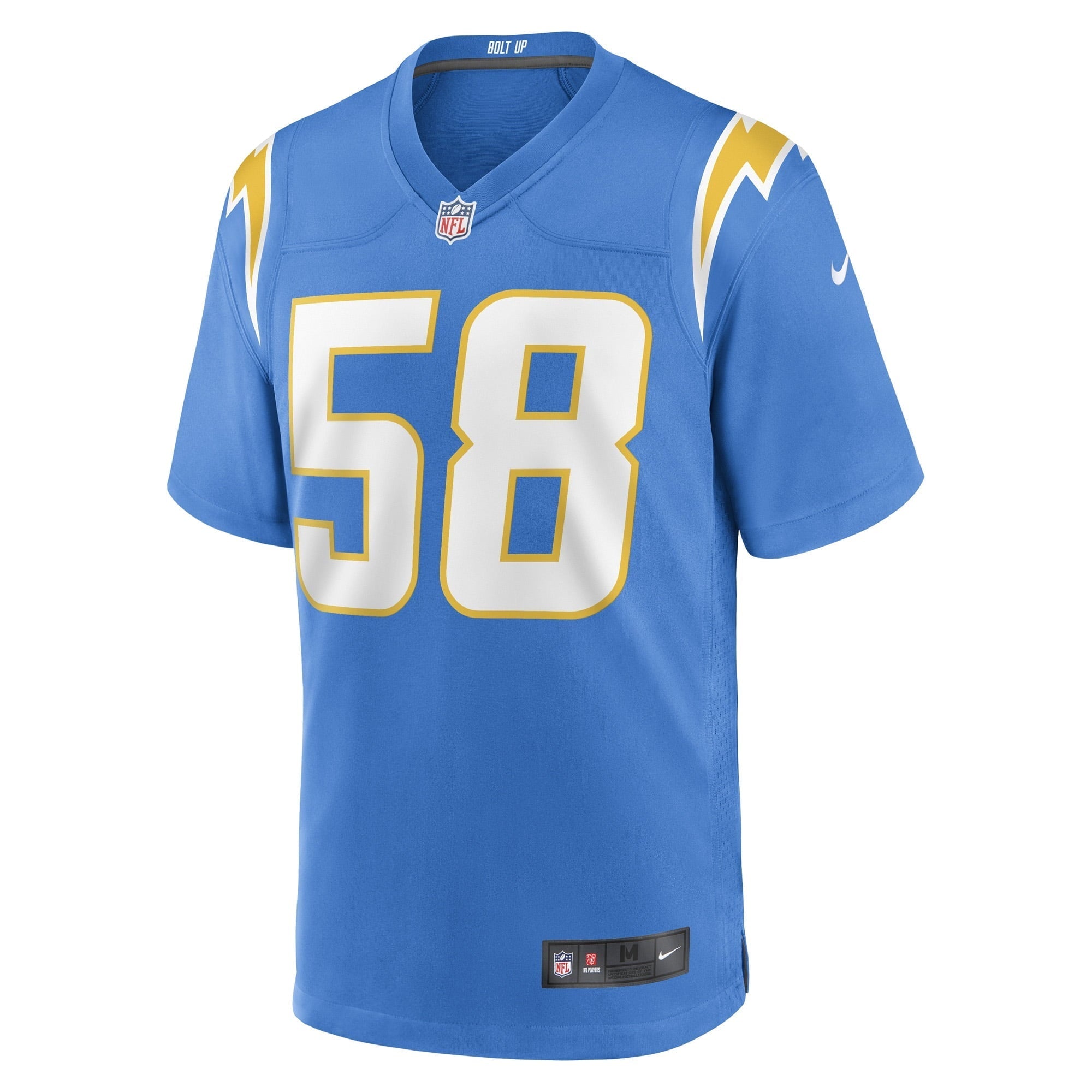 Men's Nike Tyreek Maddox-Williams Powder Blue Los Angeles Chargers Game Player Jersey - vstockx