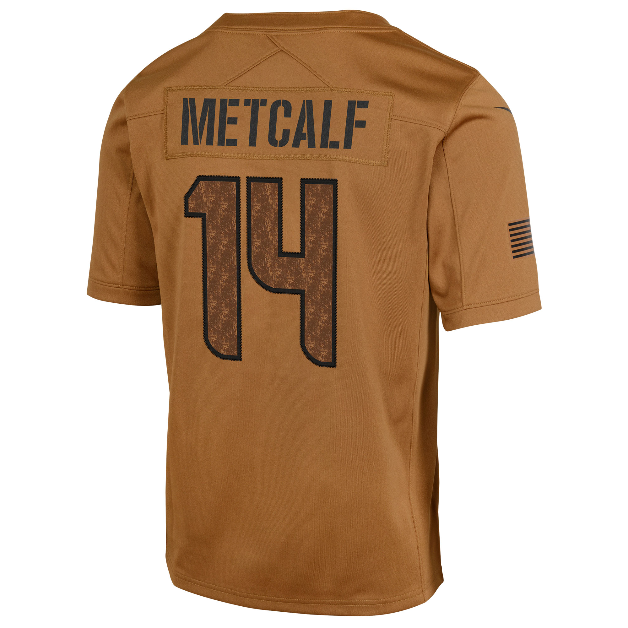 DK Metcalf Seattle Seahawks Nike Youth 2023 Salute To Service Limited Jersey - Brown - vstockx