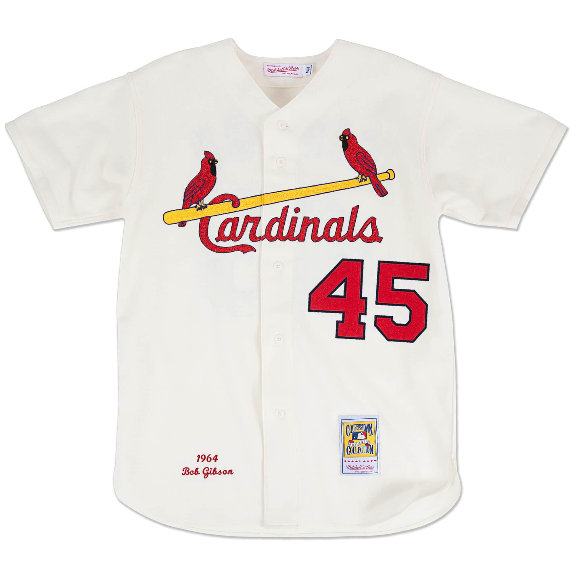 Authentic Jersey St. Louis Cardinals Home 1964 Bob Gibson - vstockx