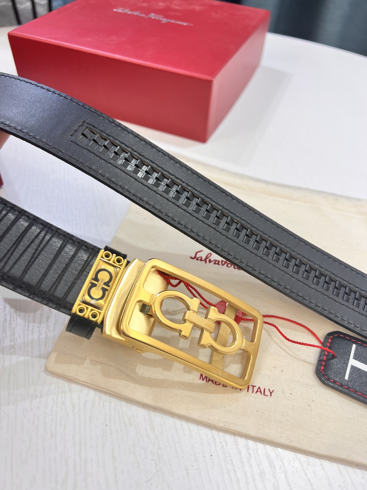Streetwear Belt Ferragamo 319671 size:3.5cm - vstockx