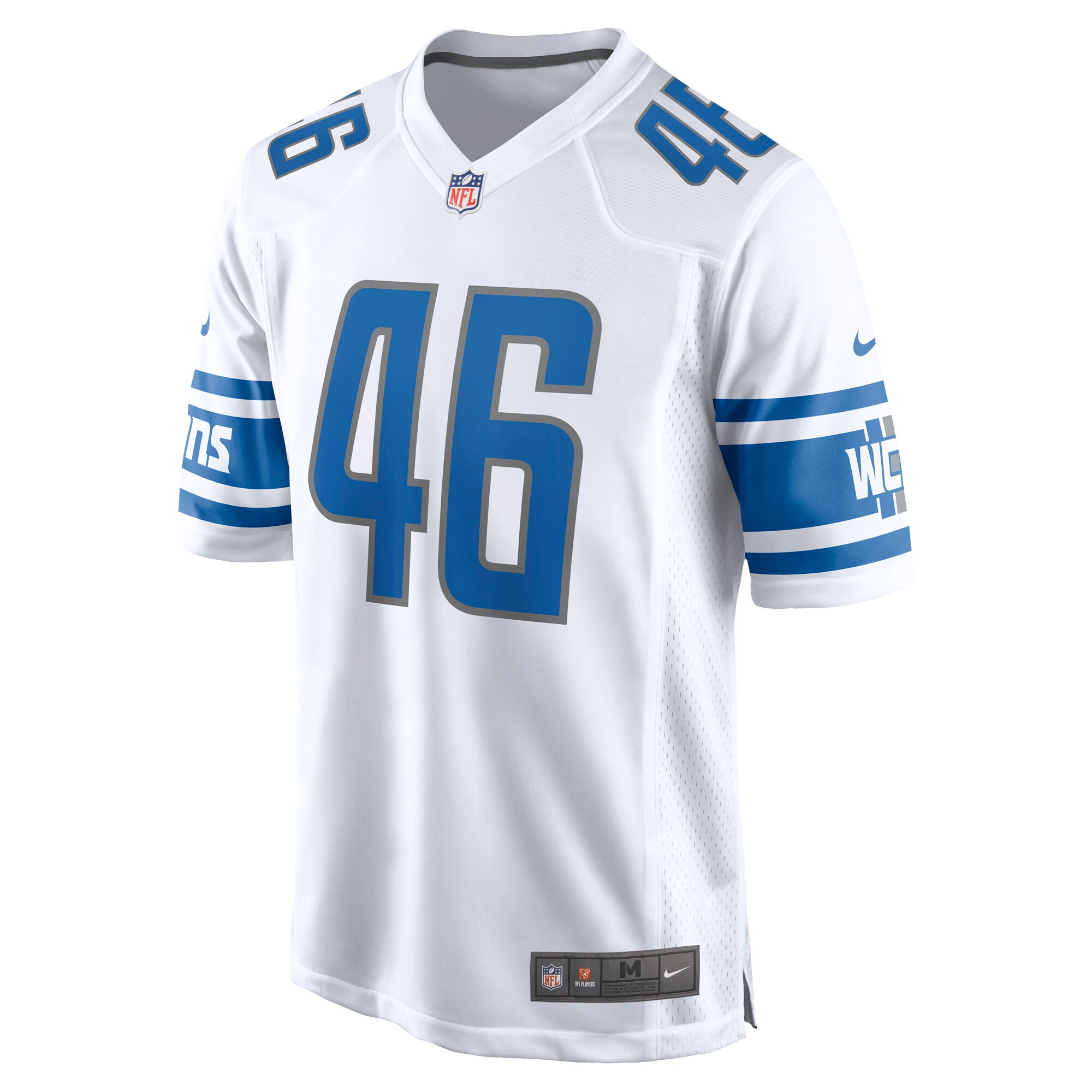 Jack Campbell Detroit Lions Nike Away Game Jersey - White - vstockx