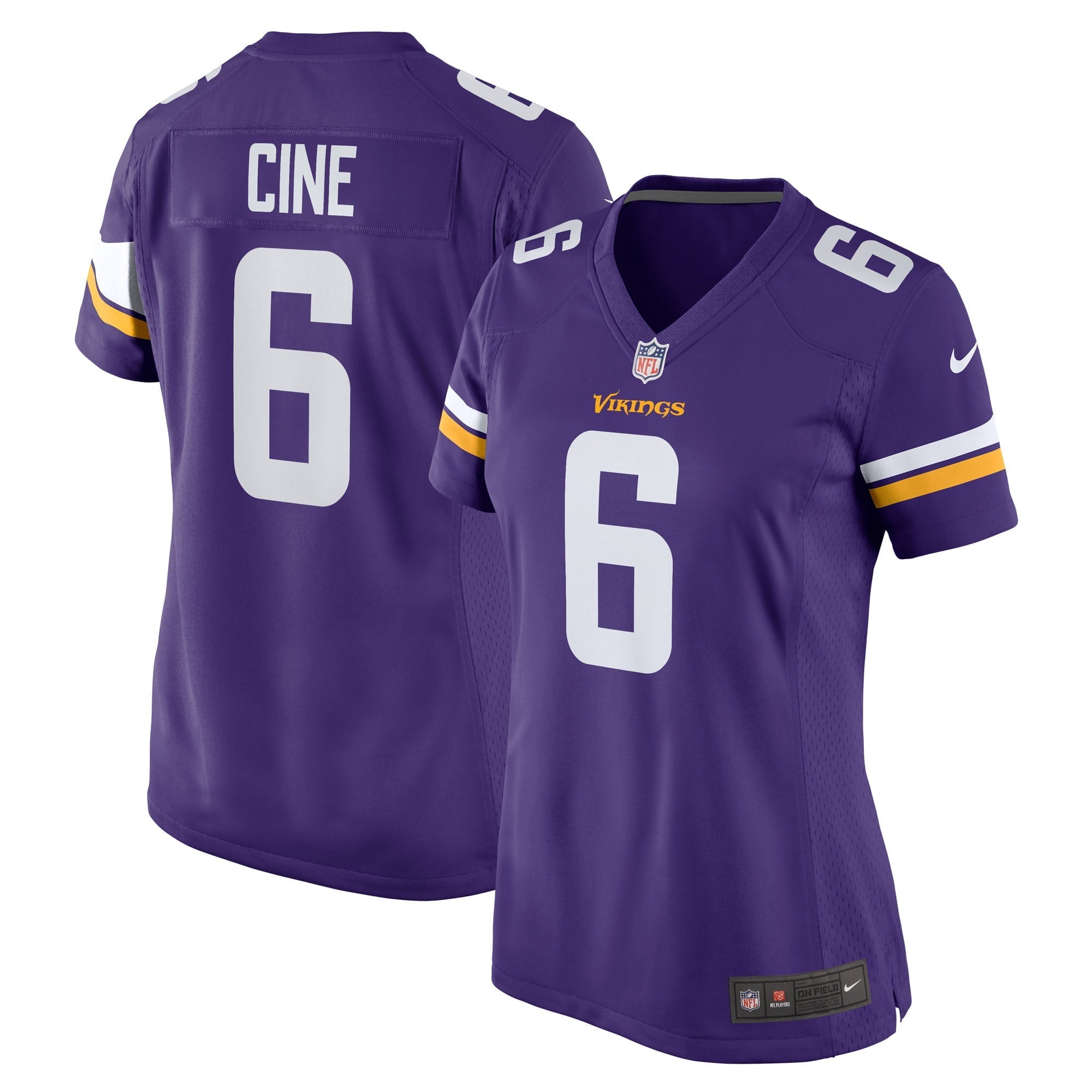 Women's Nike Lewis Cine Purple Minnesota Vikings Game Player Jersey - vstockx
