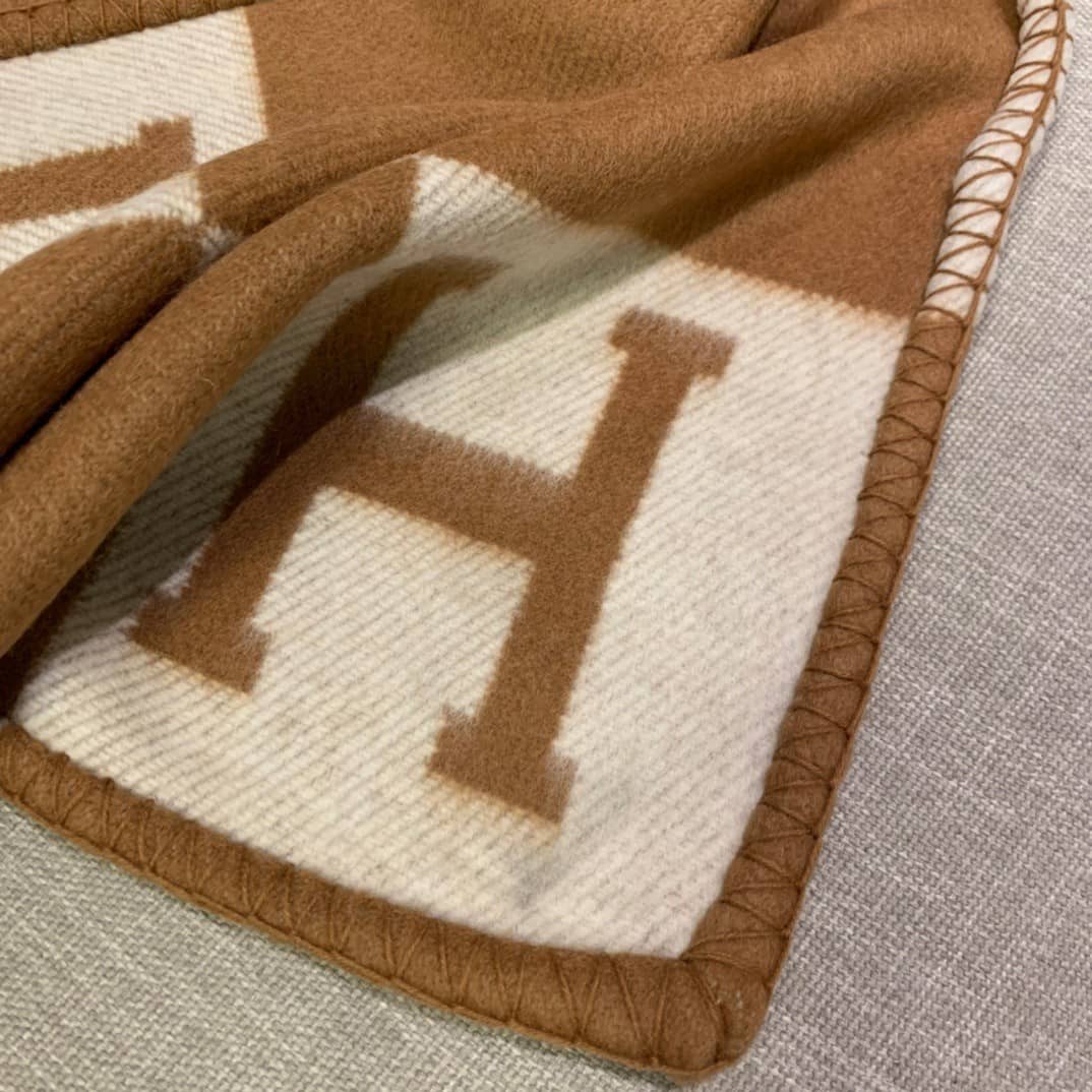 Blanket Hermes size 140*170cm 1 - vstockx