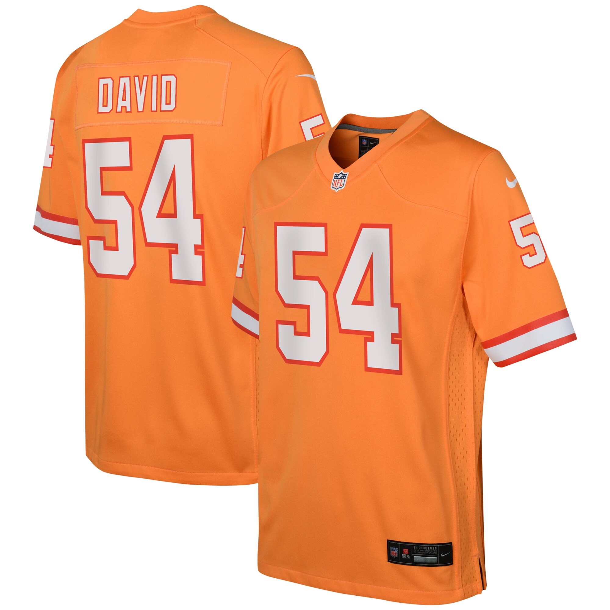 Lavonte David Tampa Bay Buccaneers Nike Youth Game Jersey - Orange - vstockx