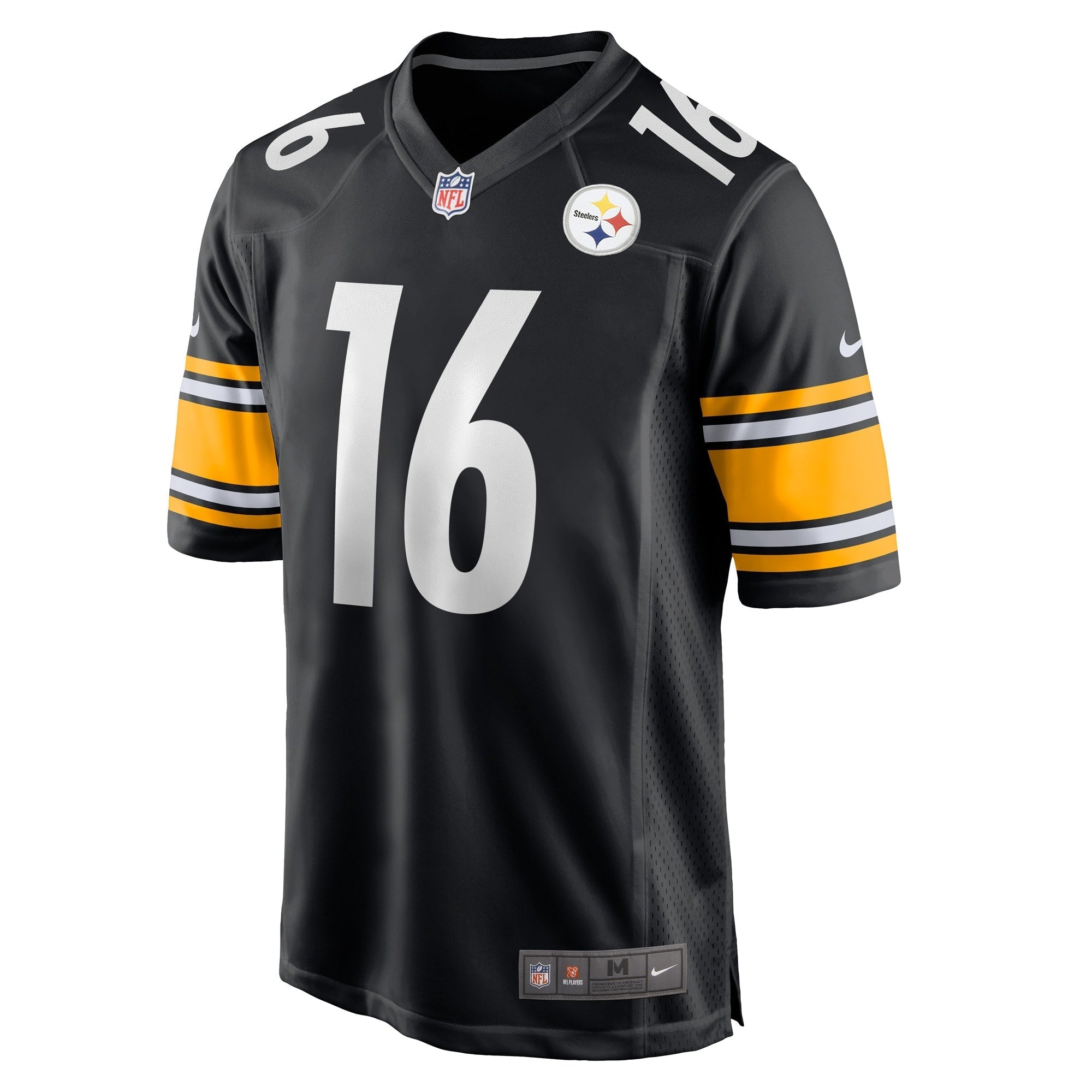 Men's Nike Josh Jackson Black Pittsburgh Steelers Game Player Jersey - vstockx