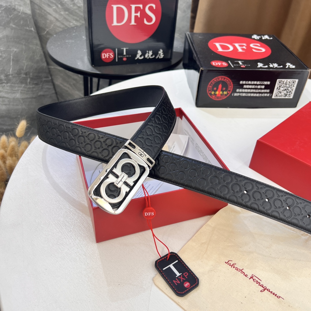 Streetwear Belt Ferragamo 320335 size:3.5cm - vstockx