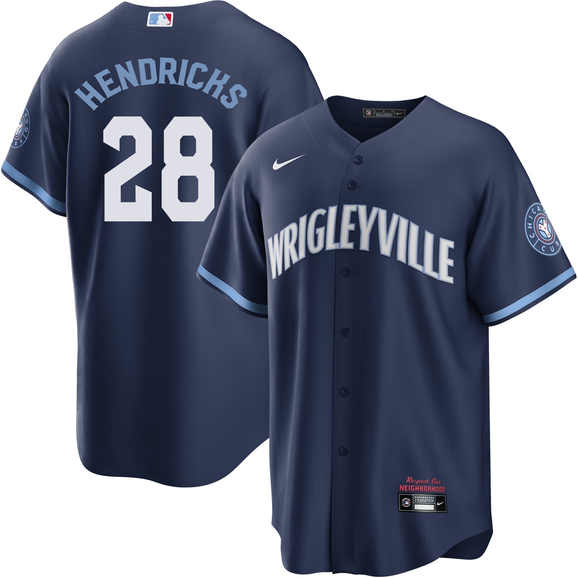 Kyle Hendricks Chicago Cubs City Connect Wrigleyville Nike Men's Replica Jersey - vstockx