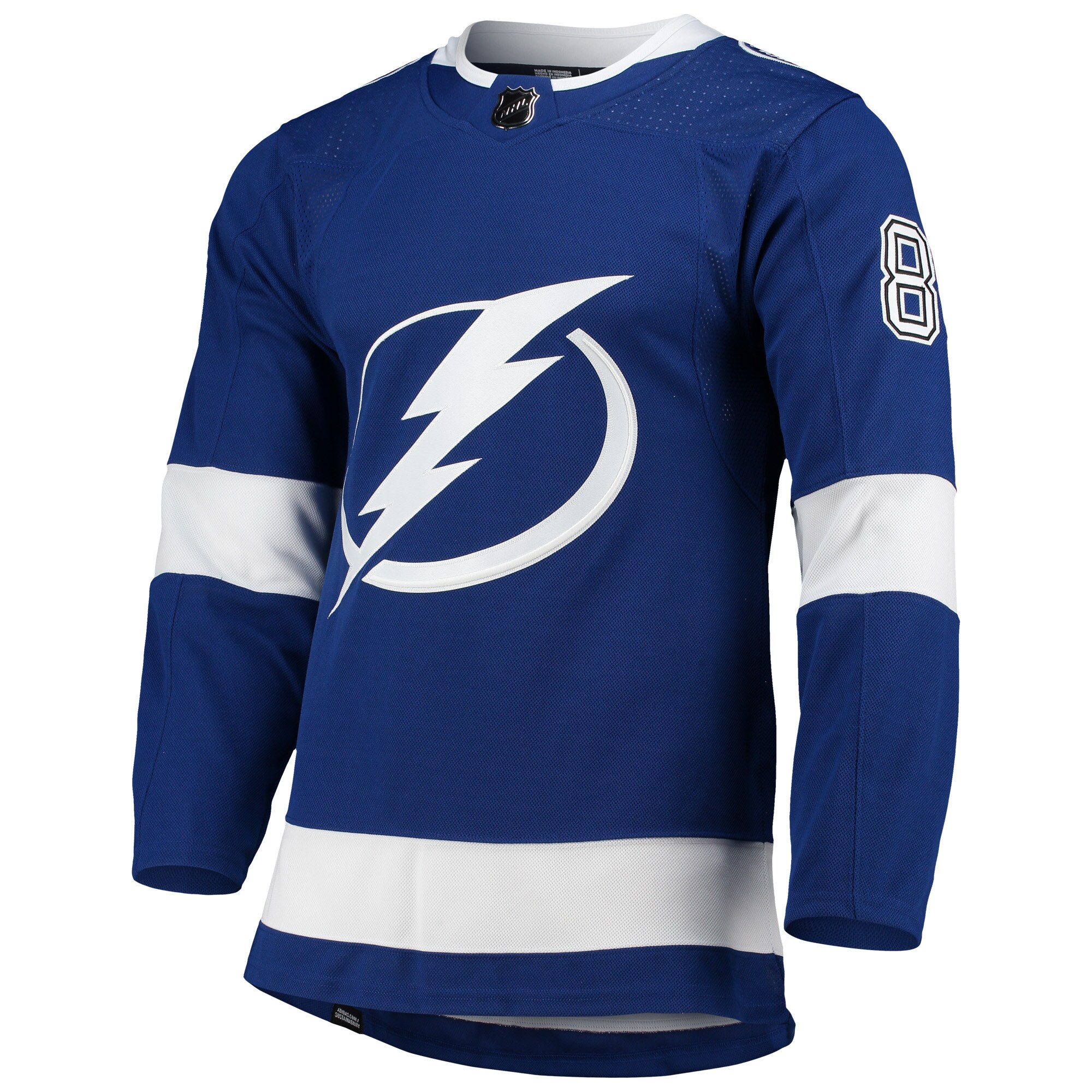 Nikita Kucherov Tampa Bay Lightning adidas Home Primegreen Authentic Pro Player Jersey - Blue - vstockx