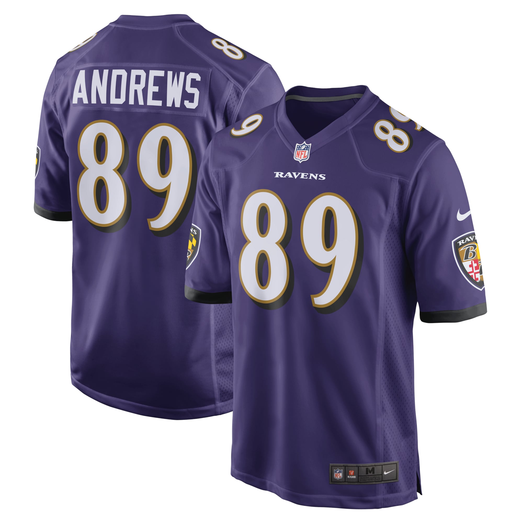 Mark Andrews Baltimore Ravens Nike Game Team Jersey - Purple - vstockx