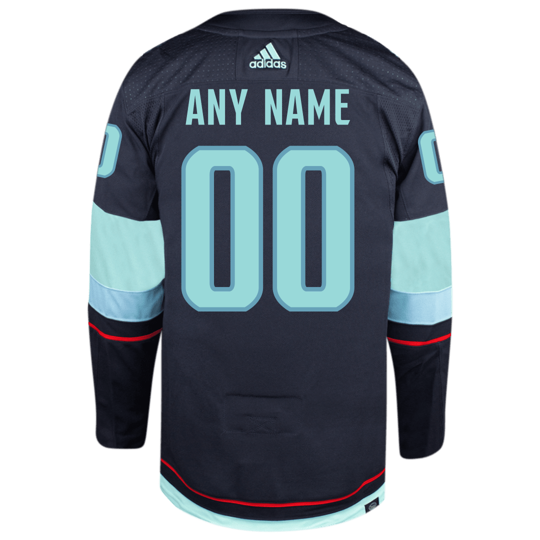 Customizable Seattle Kraken Adidas Primegreen Authentic NHL Hockey Jersey - vstockx