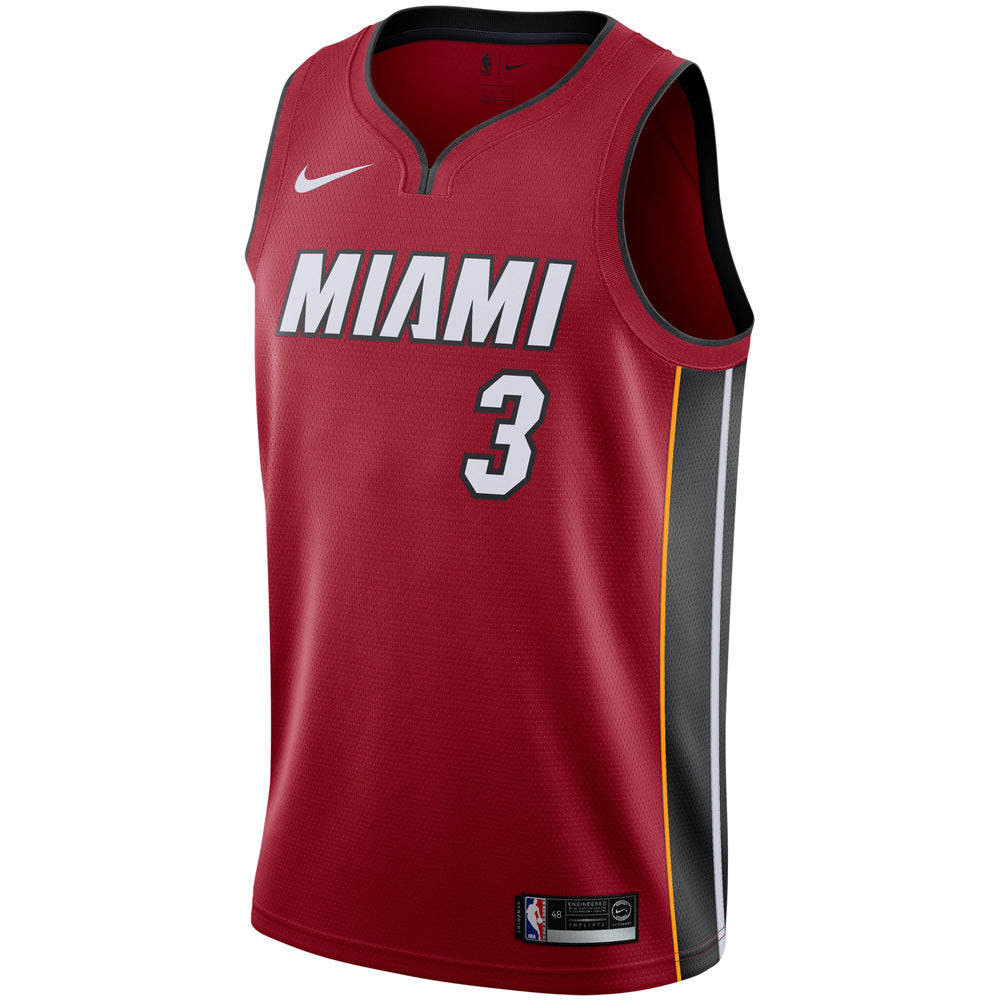 Youth Miami Heat Dwyane Wade Statement Edition Jersey - Red - vstockx