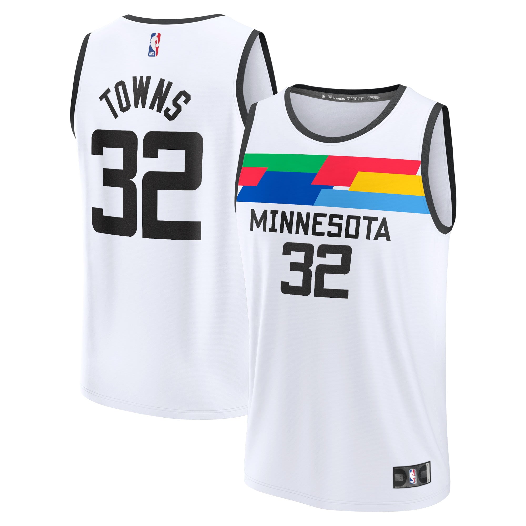 Men's Fanatics Branded Karl-Anthony Towns White Minnesota Timberwolves 2022/23 Fastbreak Jersey - City Edition - vstockx