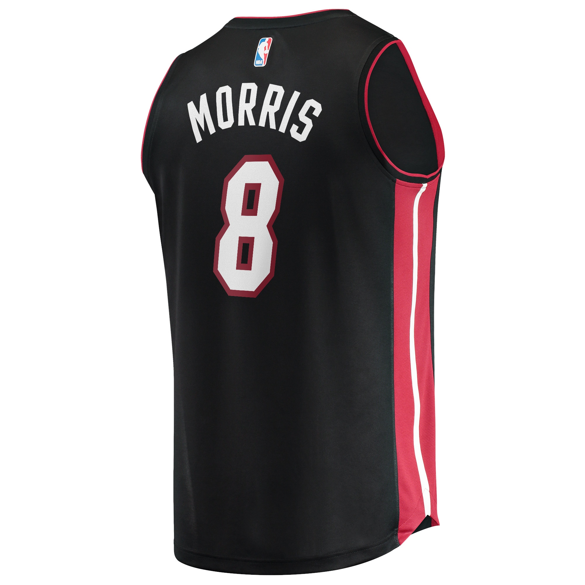 Markieff Morris Miami Heat Fanatics Branded Youth 2021/22 Fast Break Replica Jersey - Icon Edition - Black - vstockx