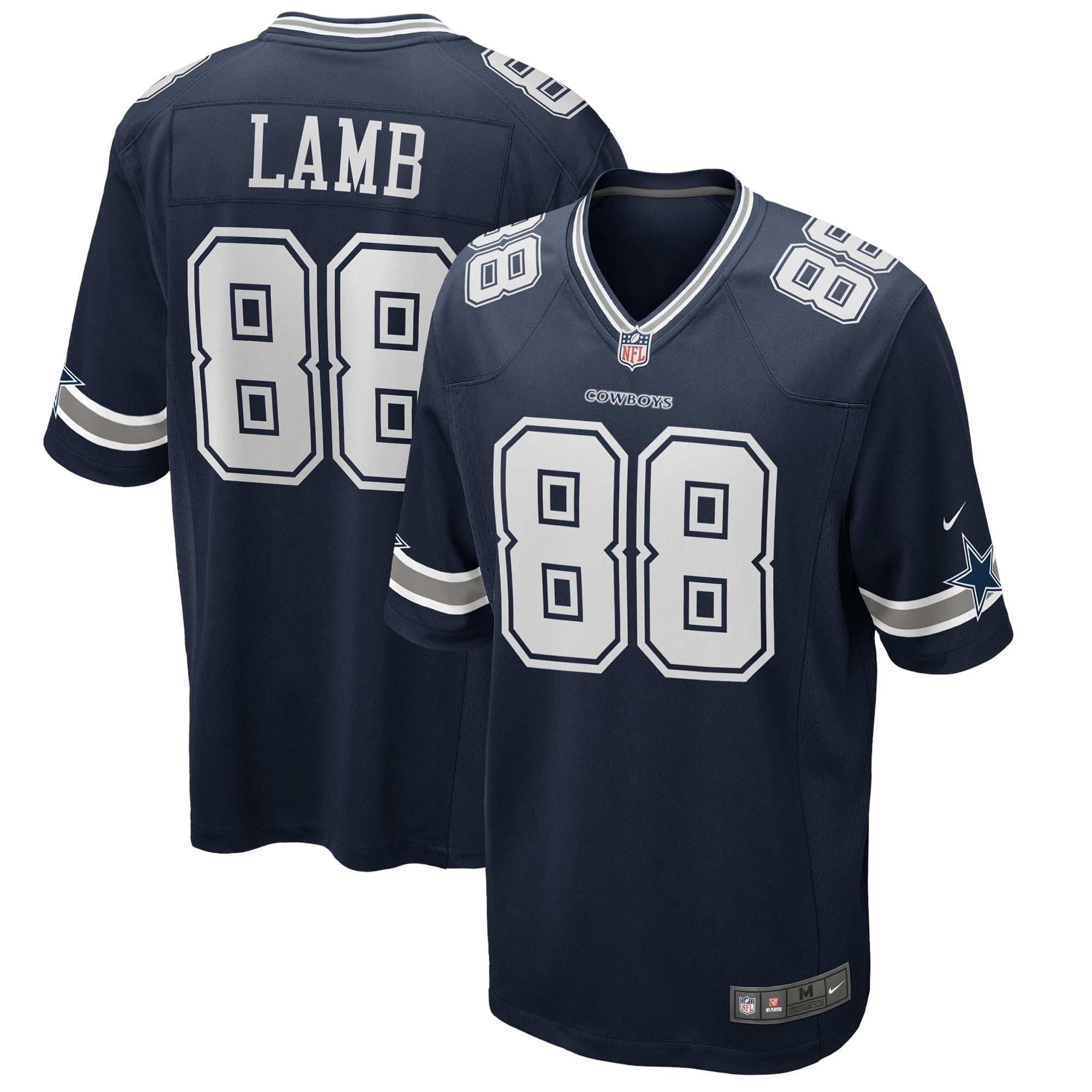 Men's Nike CeeDee Lamb Navy Dallas Cowboys Game Jersey - vstockx
