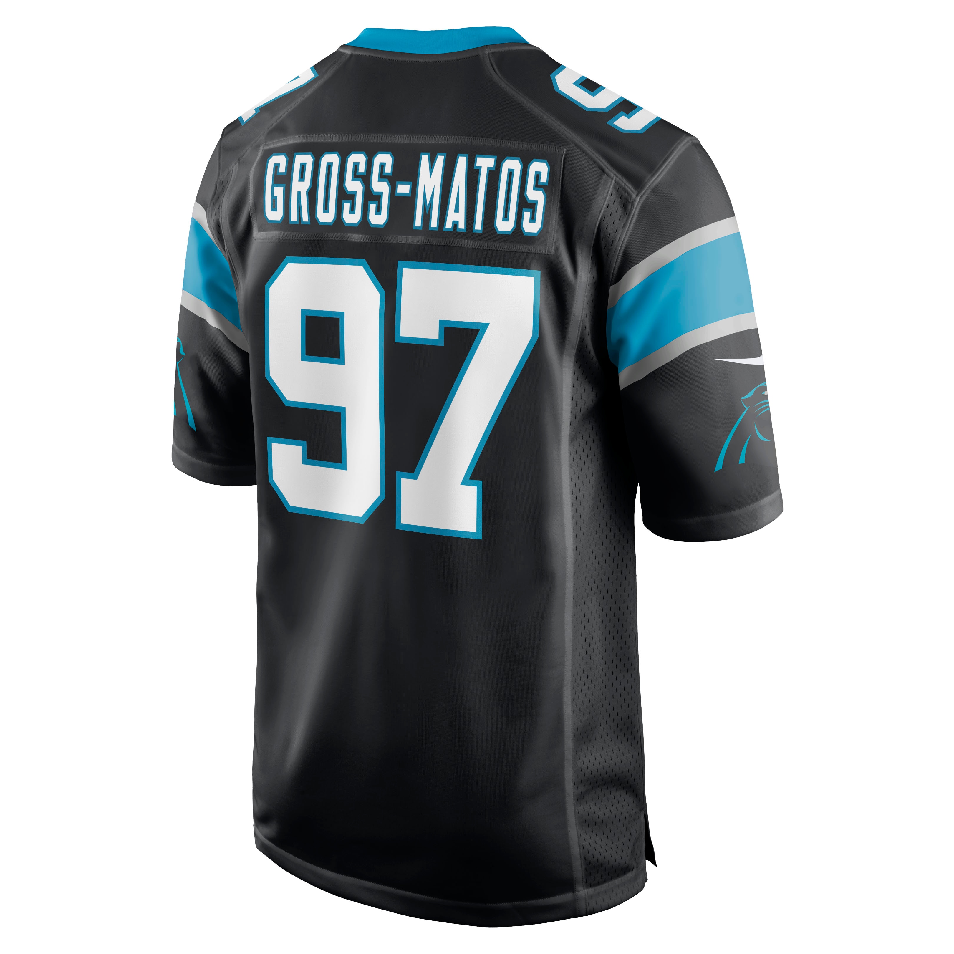 Yetur Gross-Matos Carolina Panthers Nike Player Game Jersey - Black - vstockx