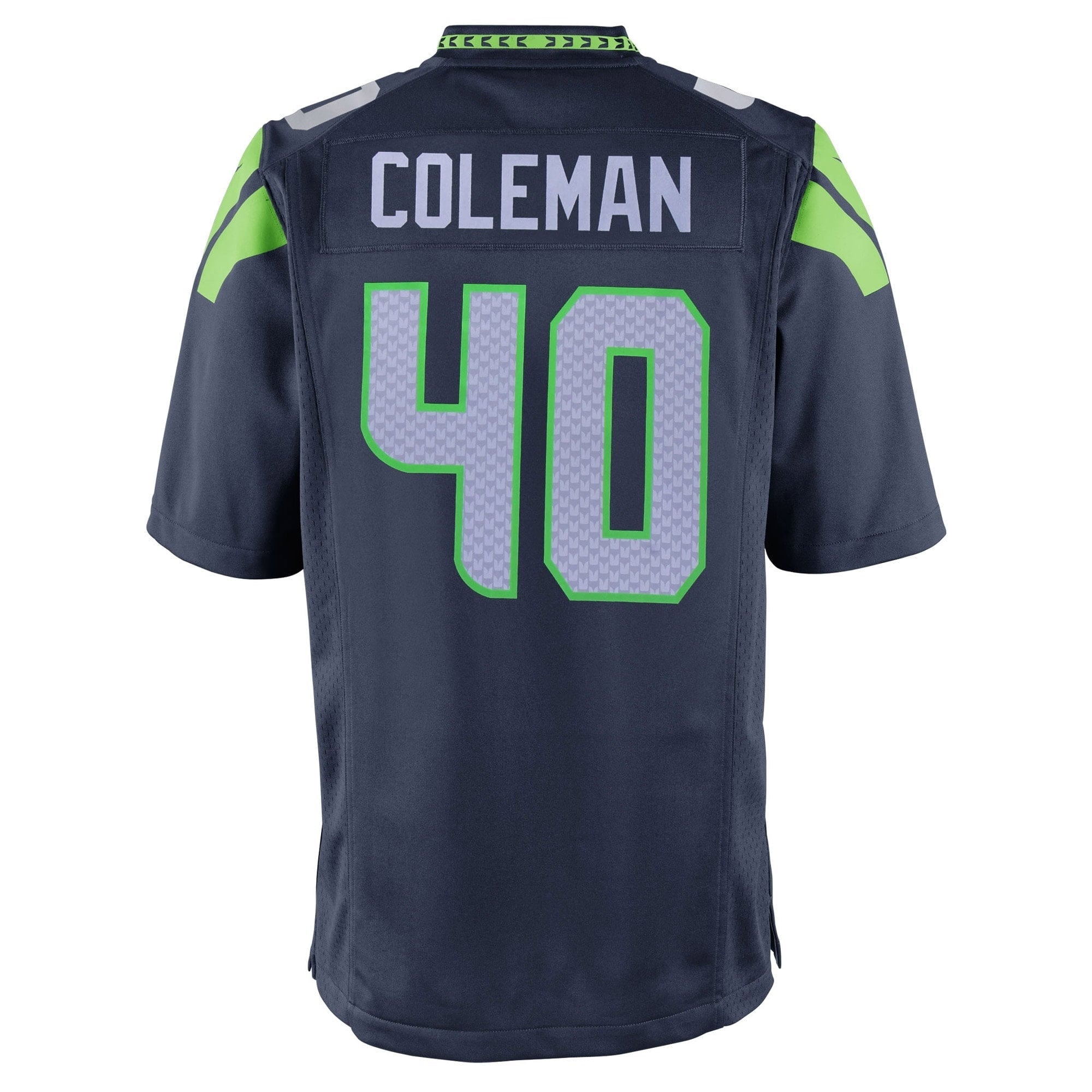 Youth Nike Derrick Coleman College Navy Seattle Seahawks Team Color Game Jersey - vstockx
