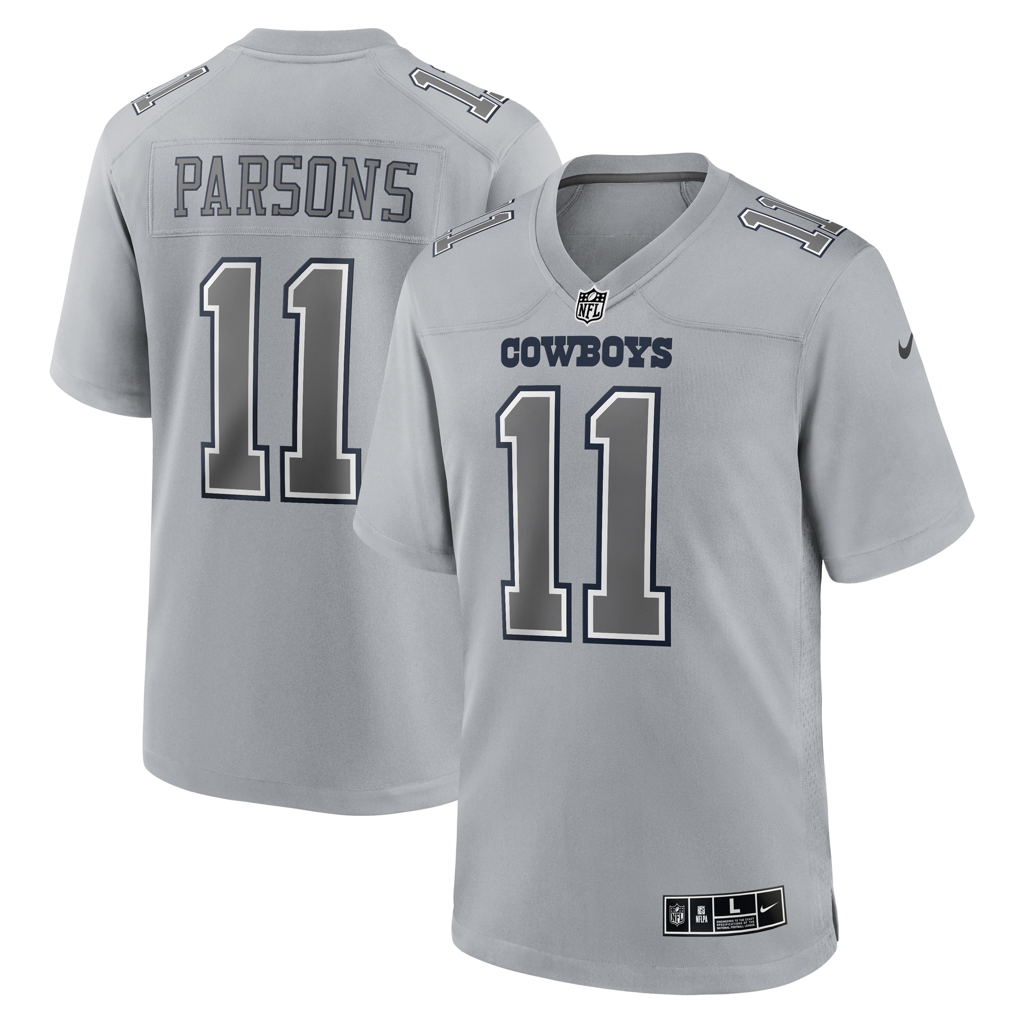 Micah Parsons Dallas Cowboys Nike Atmosphere Fashion Game Jersey - Gray - vstockx