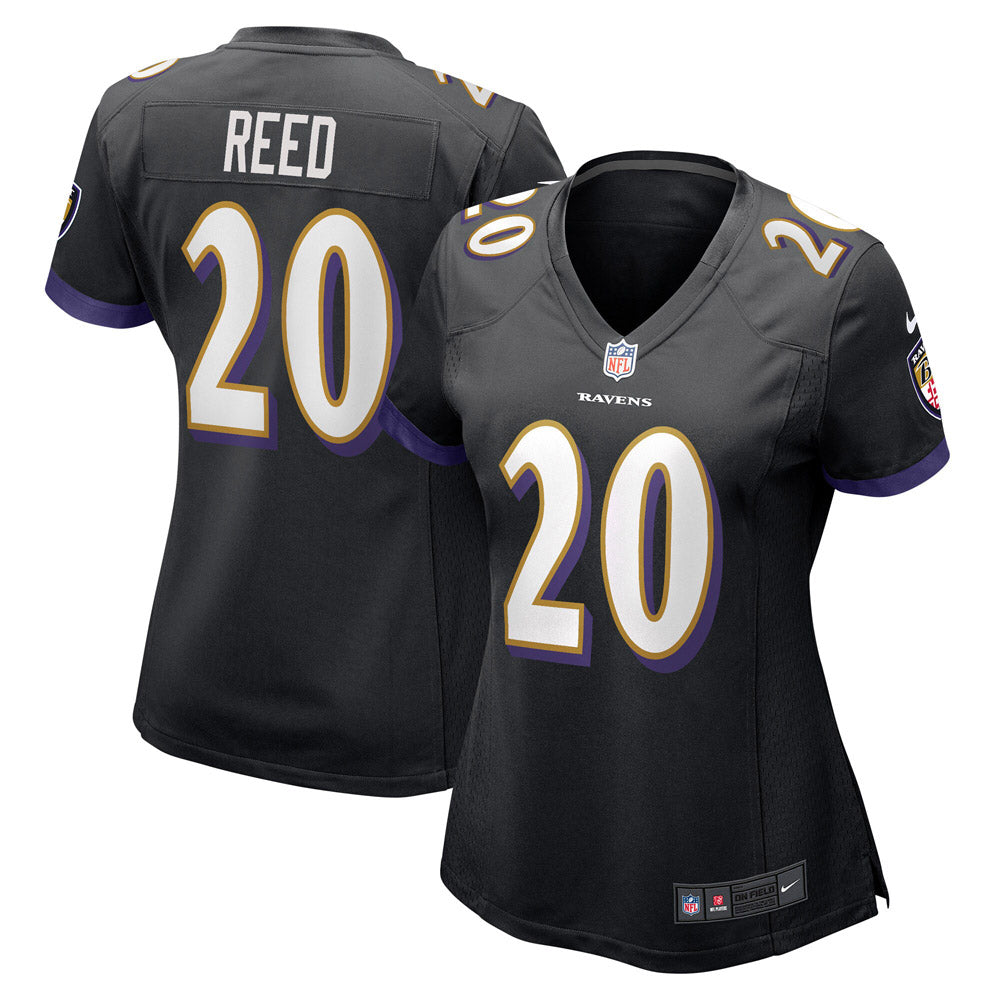Women's Baltimore Ravens Ed Reed Retired Player Jersey Black - vstockx