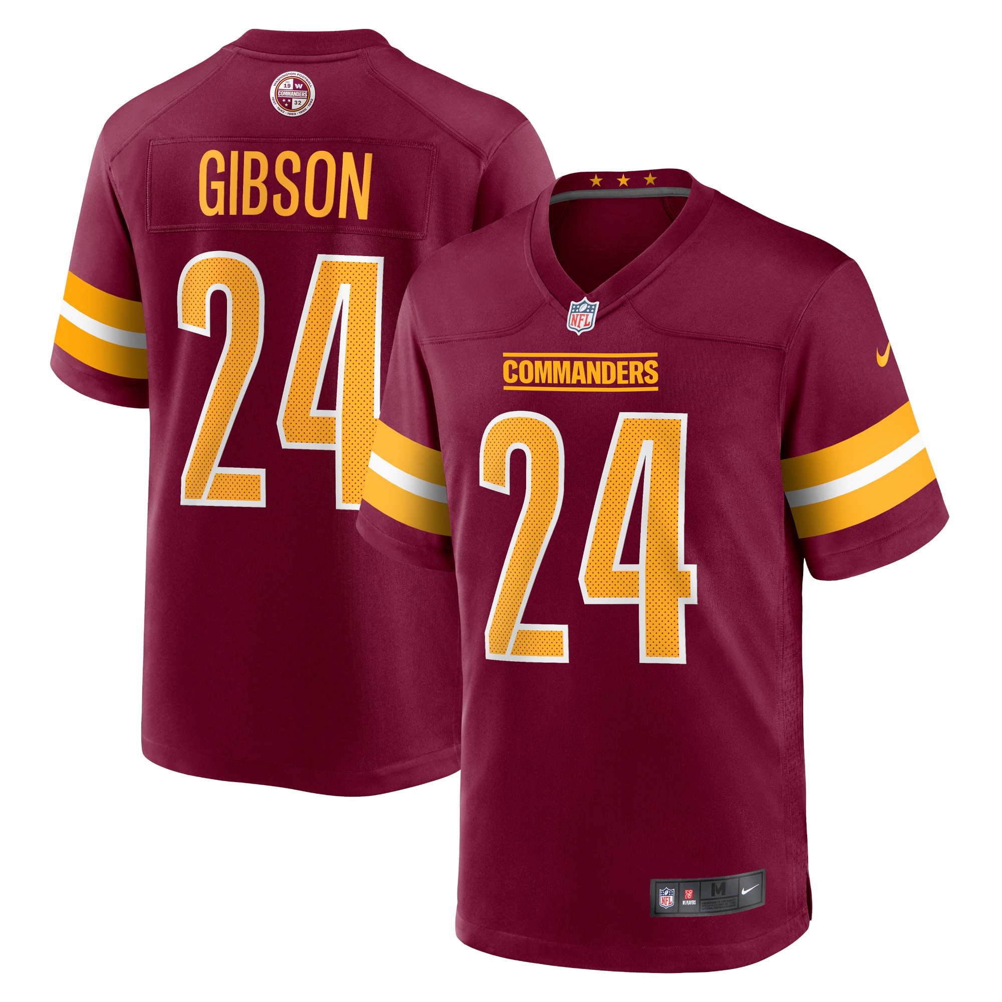 Antonio Gibson Washington Commanders Nike Game Jersey - Burgundy - vstockx