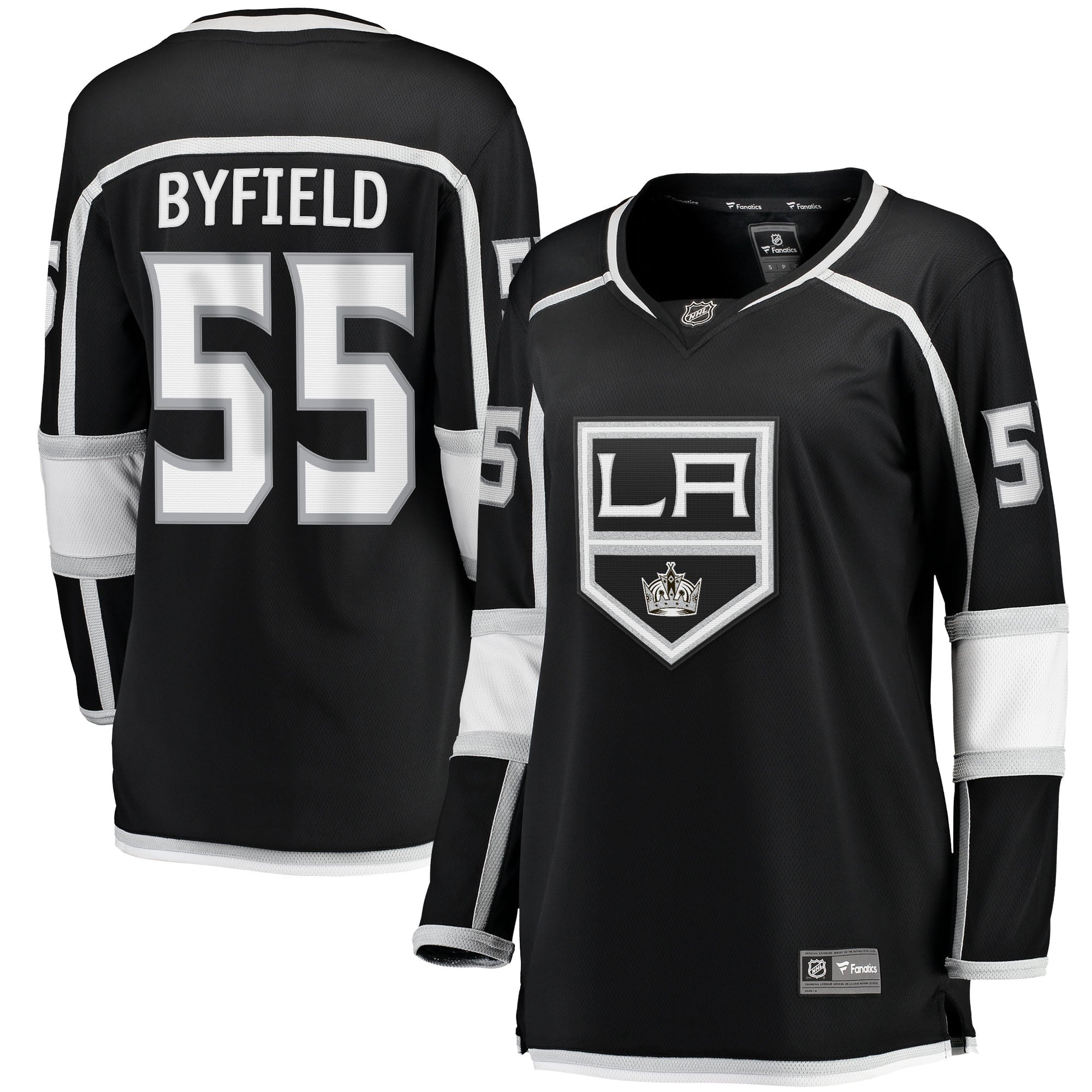 Women's Fanatics Branded Quinton Byfield Black Los Angeles Kings Home Team Breakaway Player Jersey - vstockx