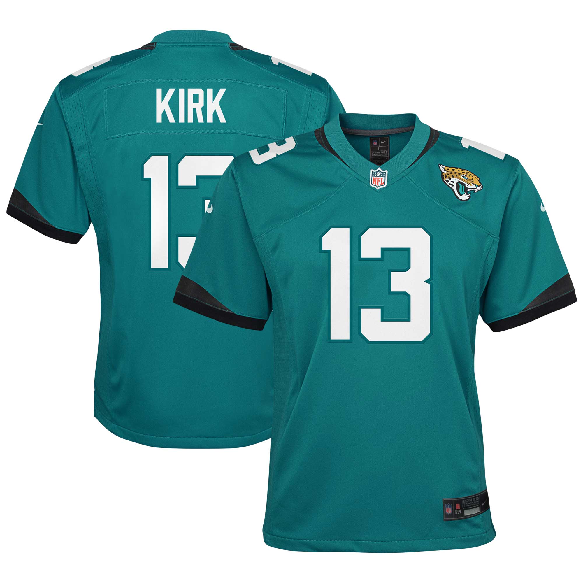 Christian Kirk Jacksonville Jaguars Nike Youth Game Jersey - Teal - vstockx