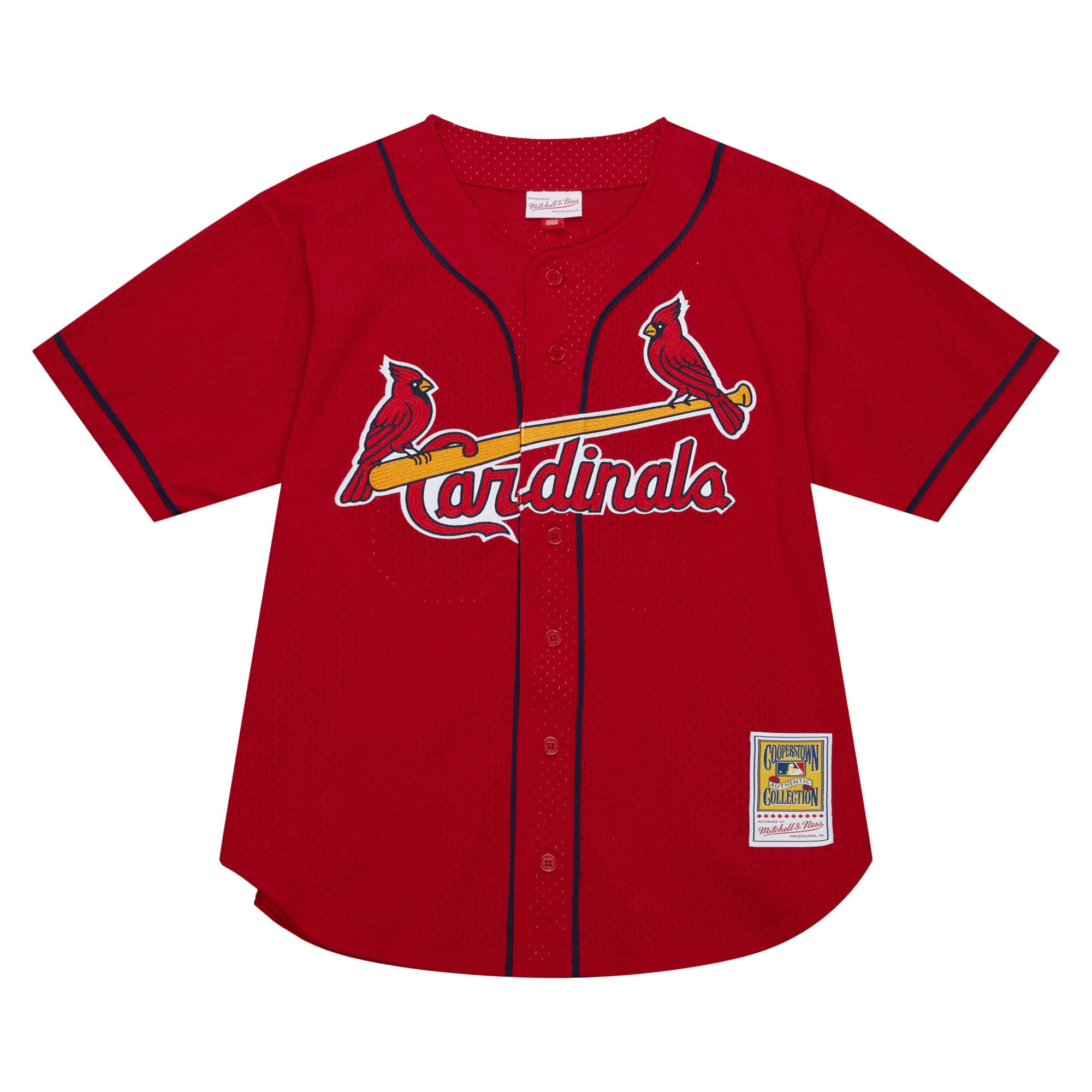 Authentic Mark Mcgwire St. Louis Cardinals 1998 BP Jersey - vstockx