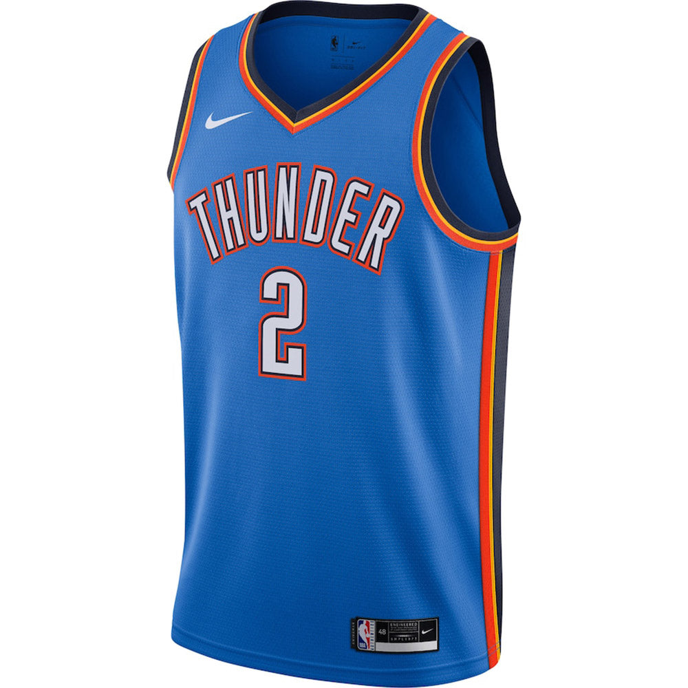 Youth Oklahoma City Thunder Shai Gilgeous-Alexander Icon Edition Jersey - Blue - vstockx