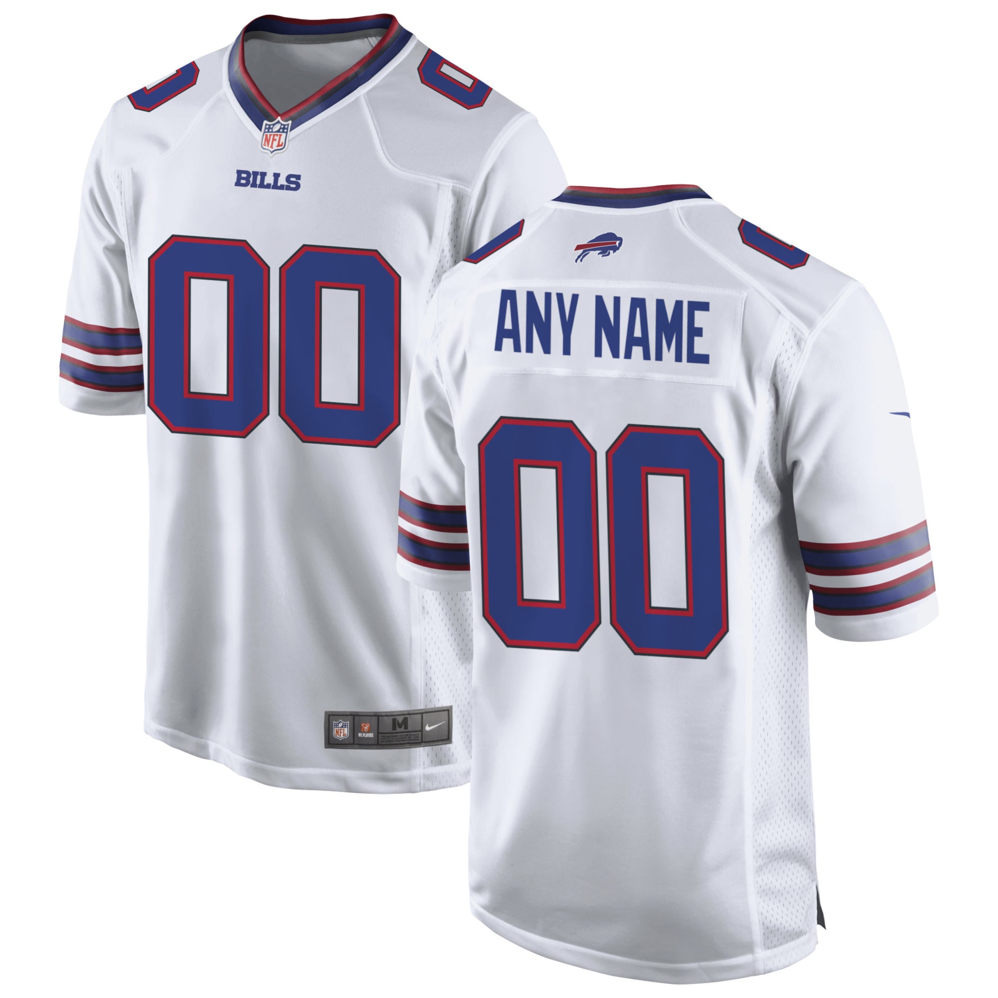 Buffalo Bills Nike Custom Game Jersey - White - vstockx