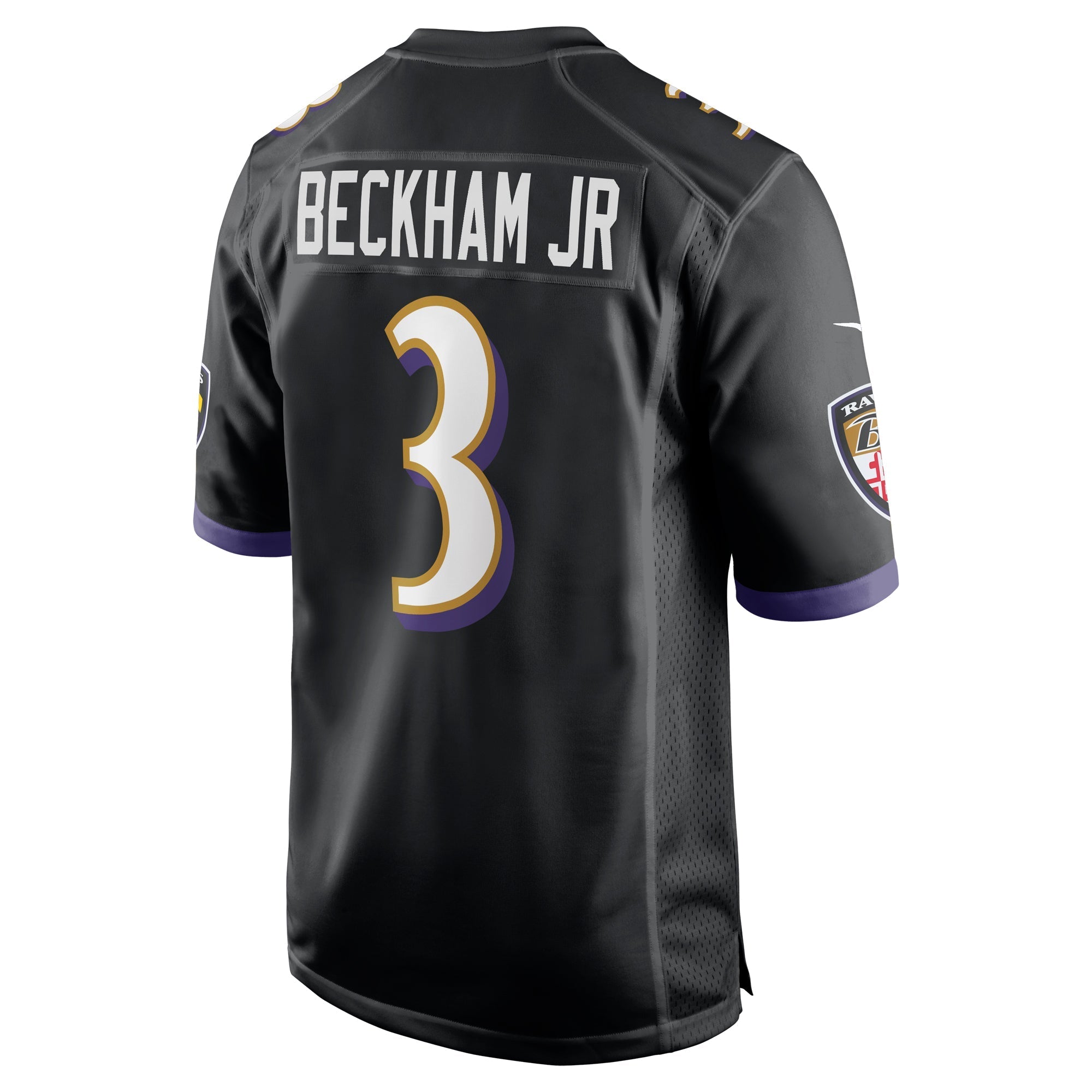 Men's Nike Odell Beckham Jr. Black Baltimore Ravens Alternate Game Jersey - vstockx