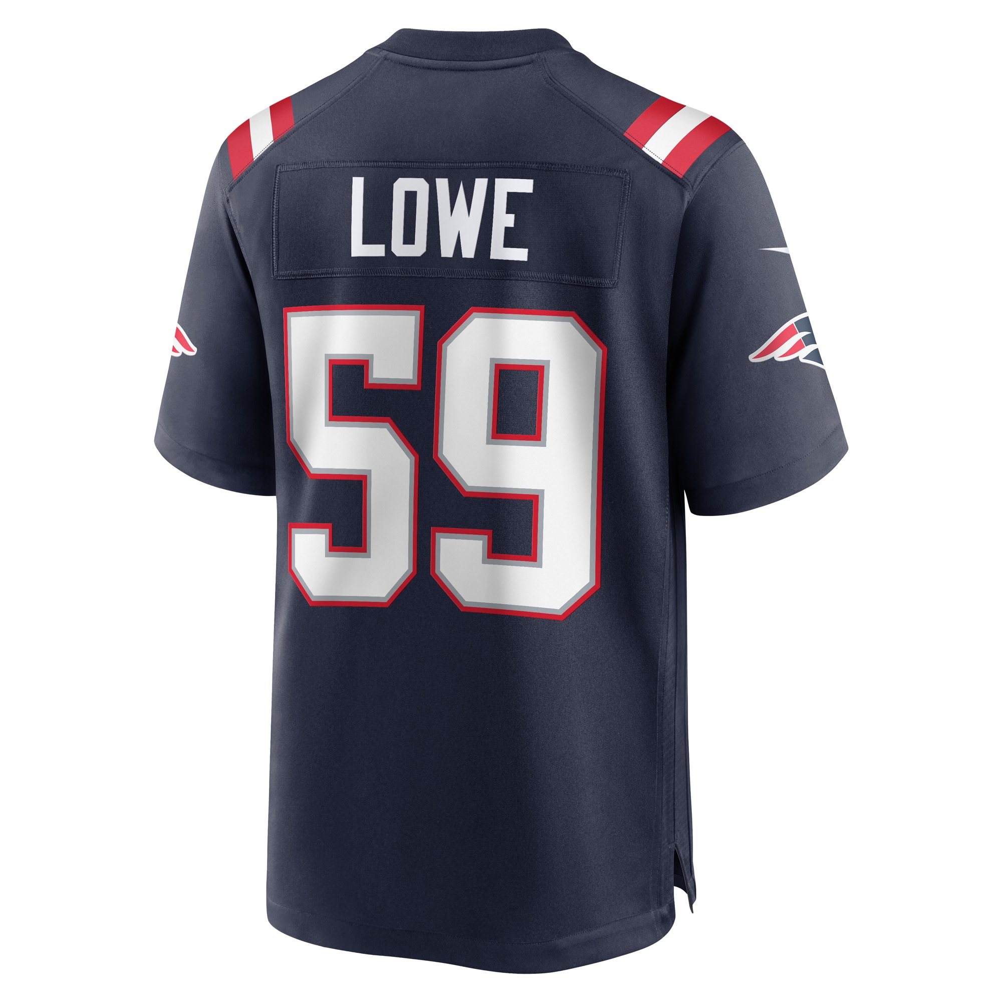Vederian Lowe New England Patriots Nike Team Game Jersey - Navy - vstockx