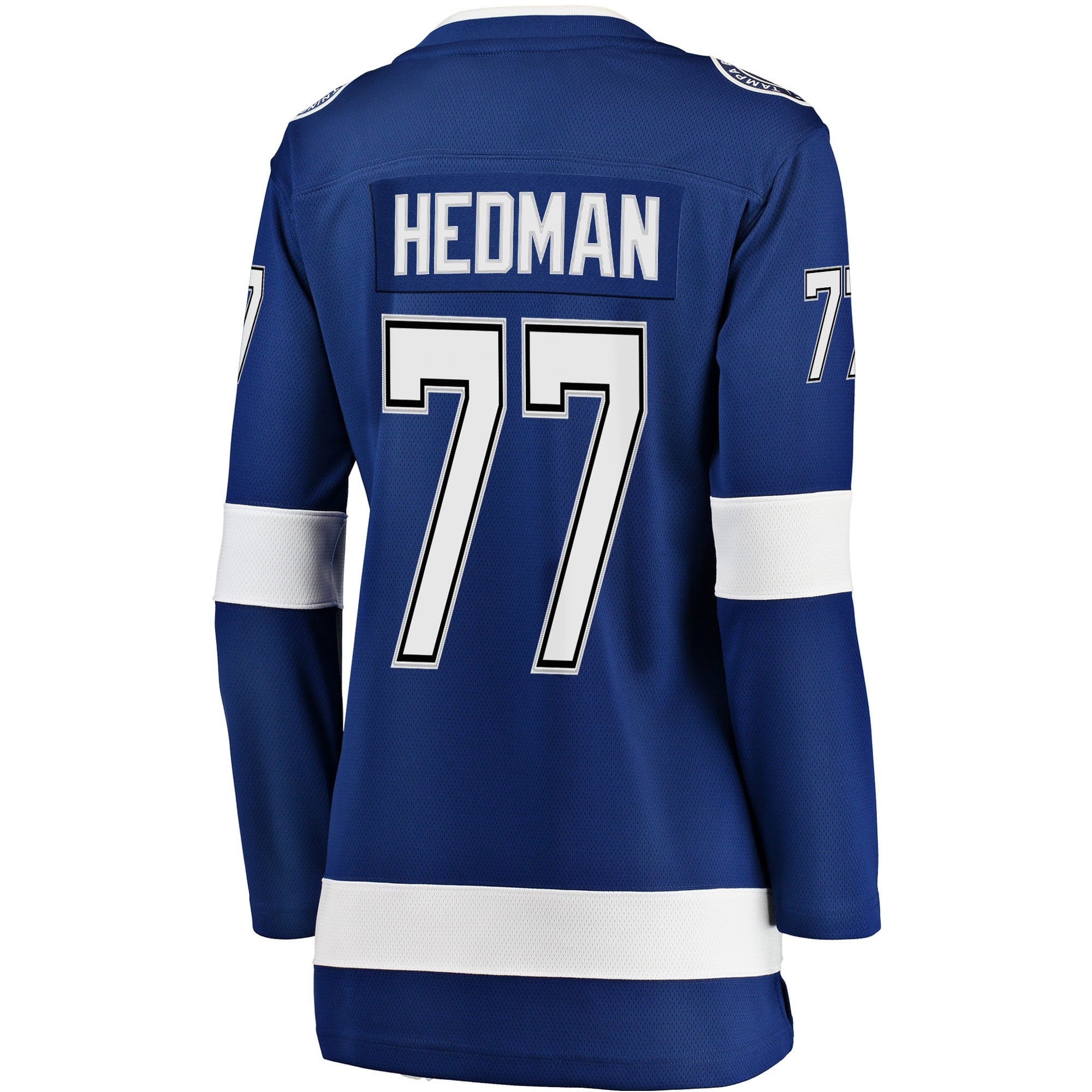 Women's Fanatics Branded Victor Hedman Blue Tampa Bay Lightning Premier Breakaway Player Jersey - vstockx