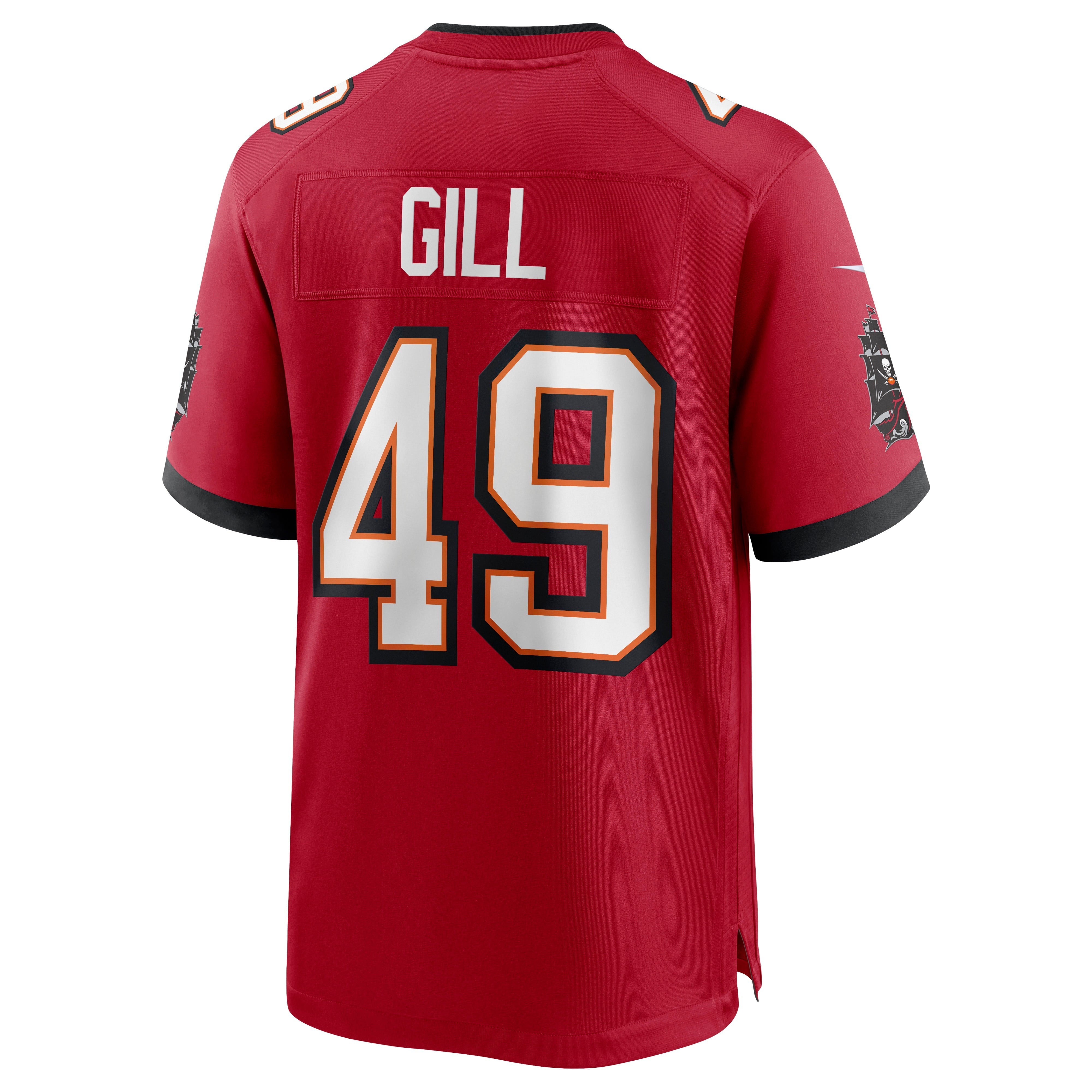 Men's Nike Cam Gill Red Tampa Bay Buccaneers Game Jersey - vstockx