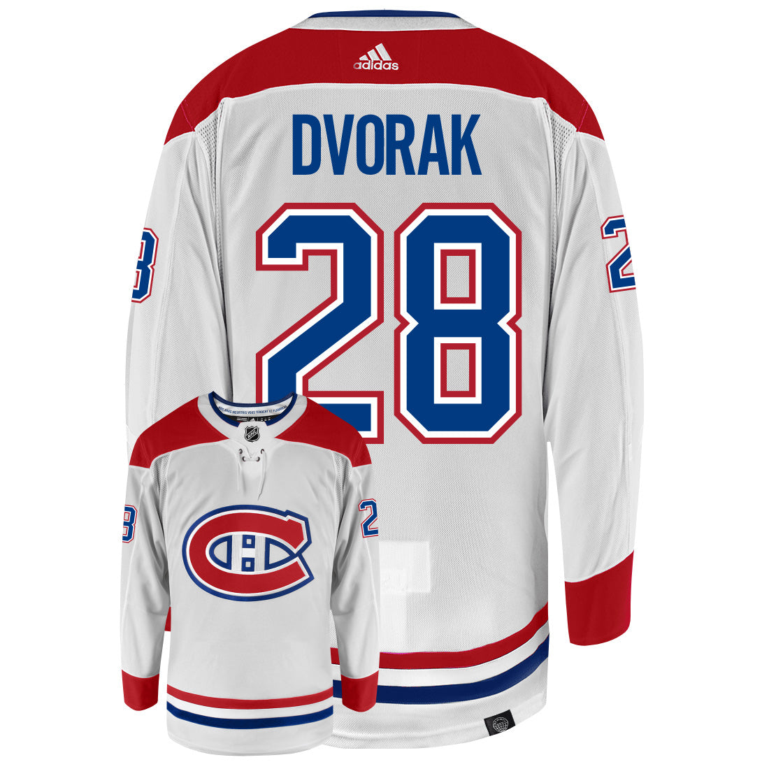 Christian Dvorak Montreal Canadiens Adidas Primegreen Authentic NHL Hockey Jersey - vstockx