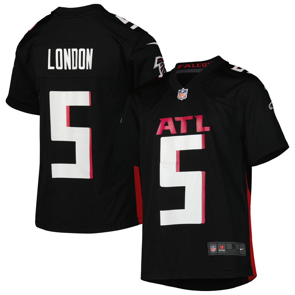 Youth Atlanta Falcons Drake London Game Jersey Black - vstockx