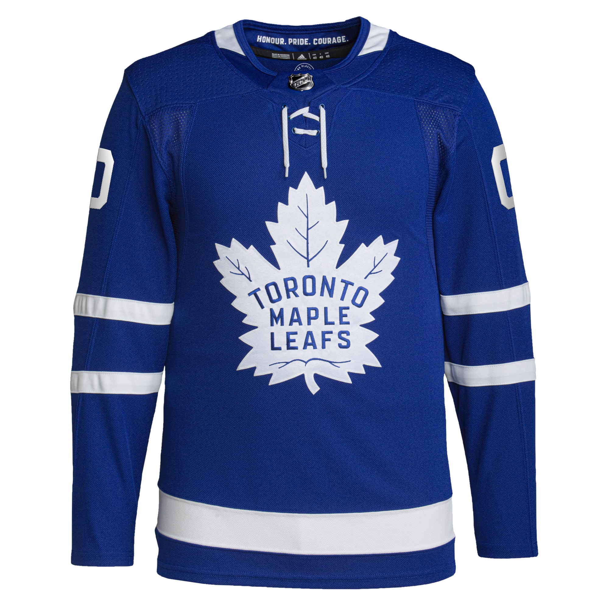 Toronto Maple Leafs adidas Home Primegreen Authentic Pro Custom Jersey - Royal - vstockx