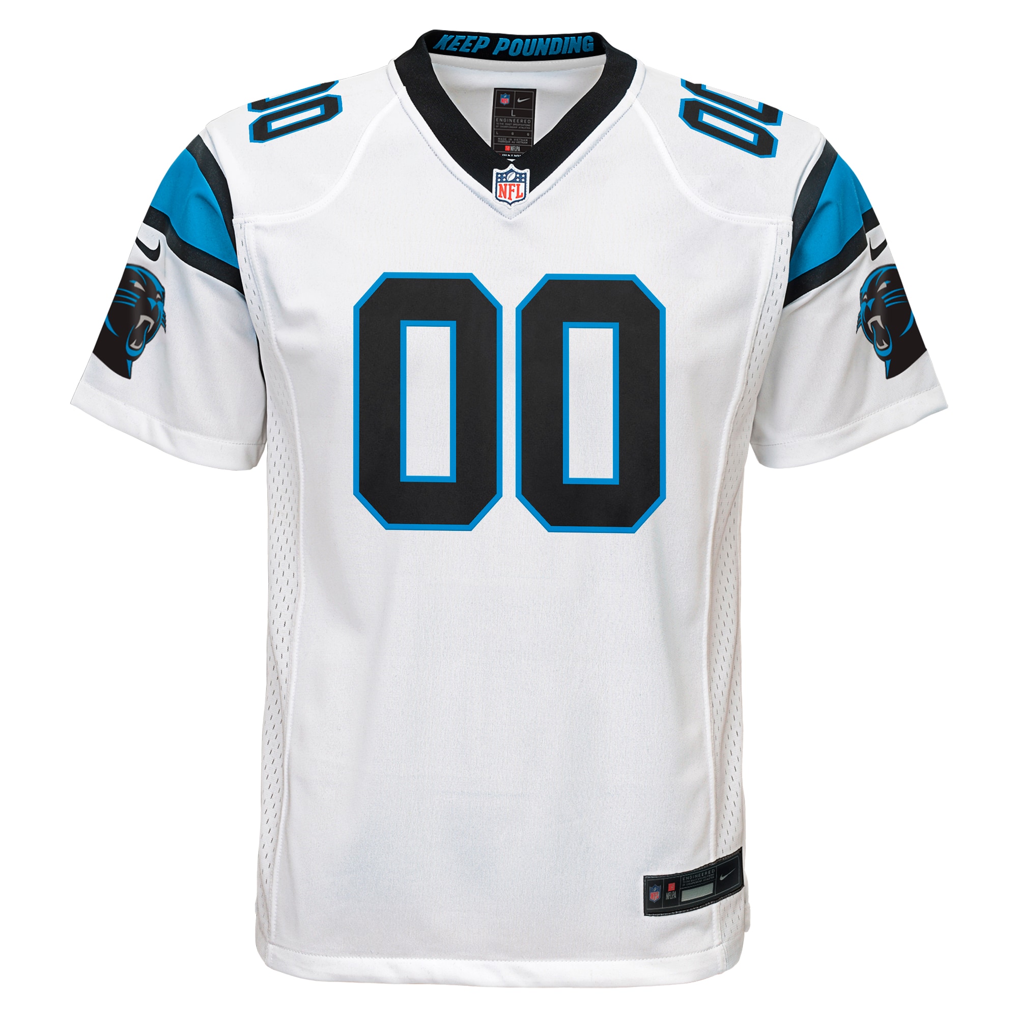 Carolina Panthers Nike Youth Custom Game Jersey - White - vstockx