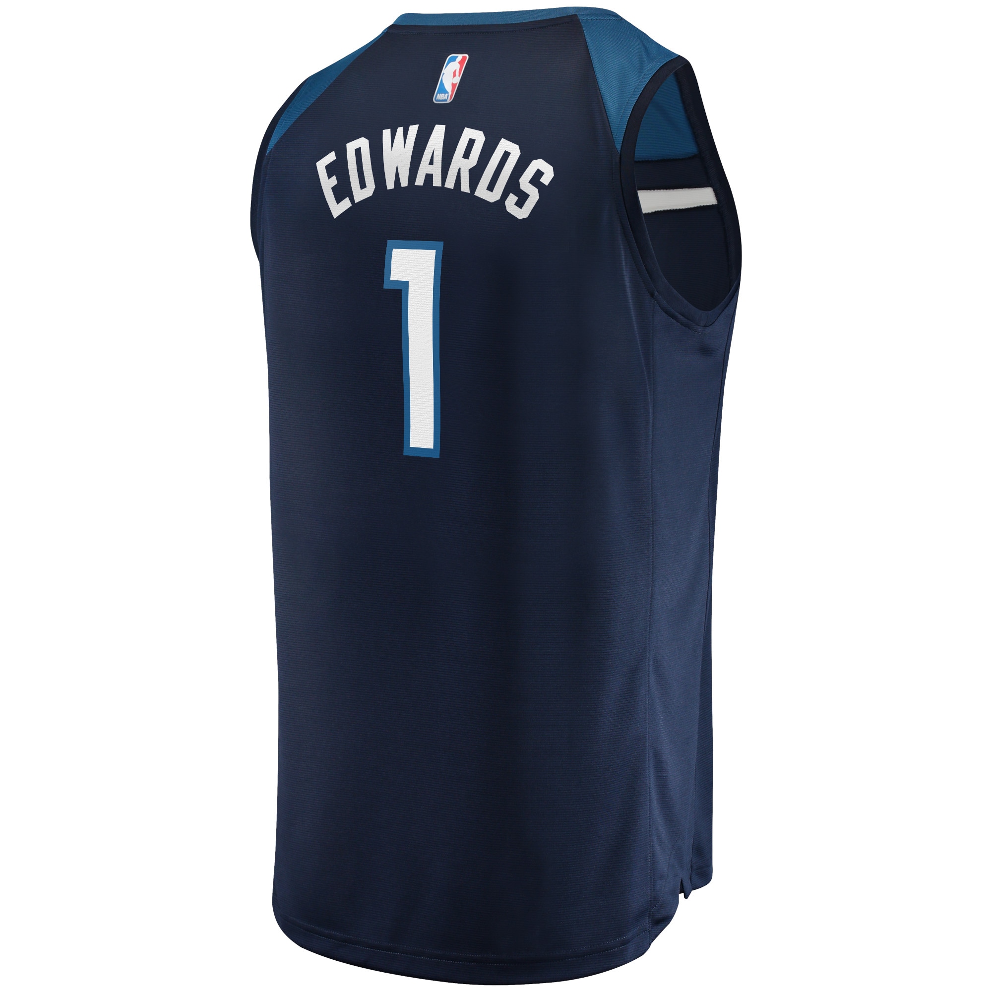 Anthony Edwards Minnesota Timberwolves Fanatics Branded 2021/22 Fast Break Replica Jersey - Icon Edition - Navy - vstockx