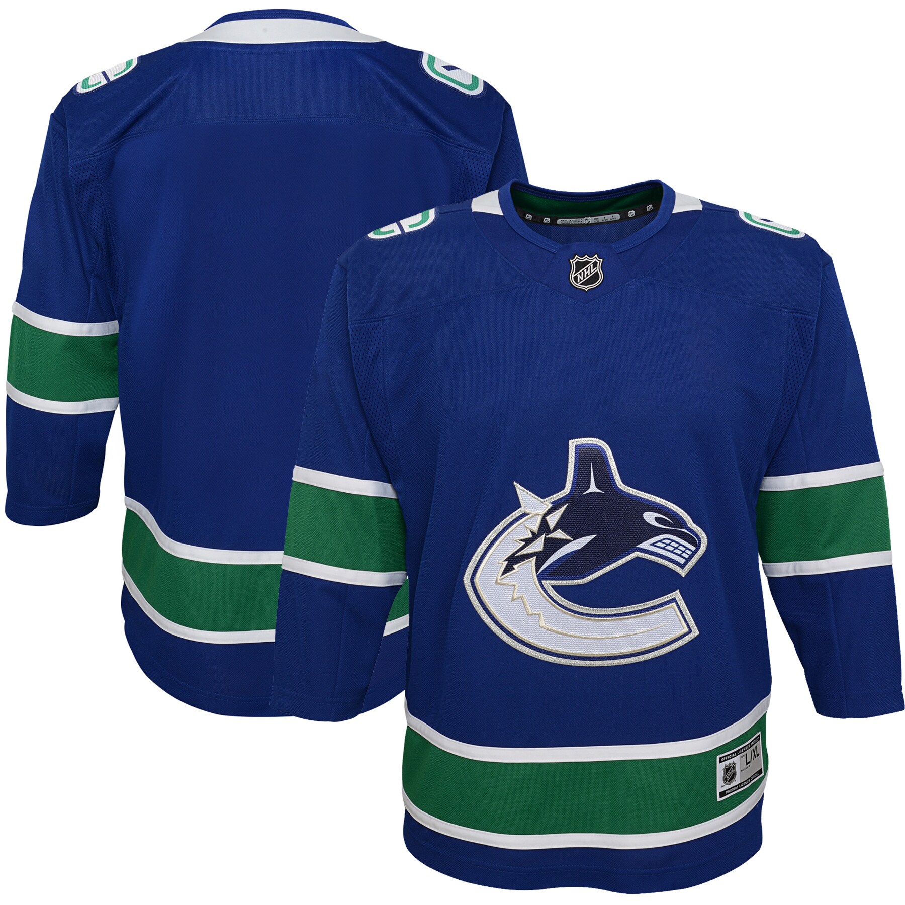 Vancouver Canucks Youth Premier Jersey - Blue - vstockx