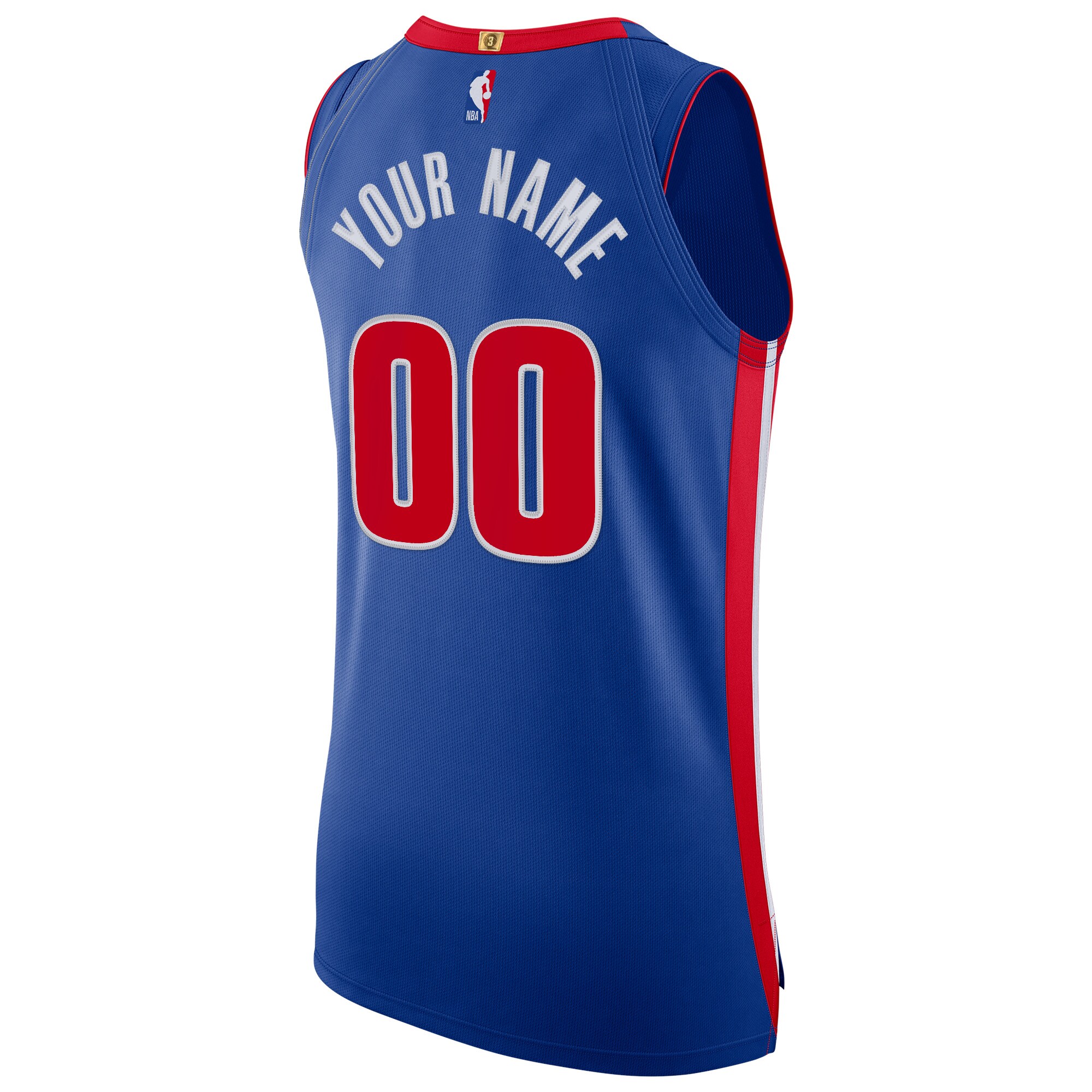 Detroit Pistons Nike Authentic Custom Jersey Blue - Icon Edition - vstockx