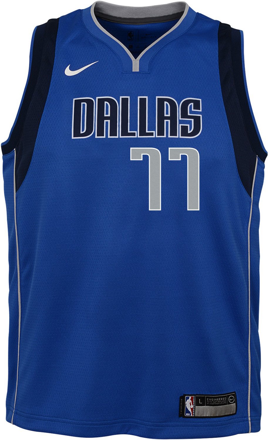 NBA Boys' Dallas Mavericks Luka Doncic 77 Swingman Icon Jersey - vstockx