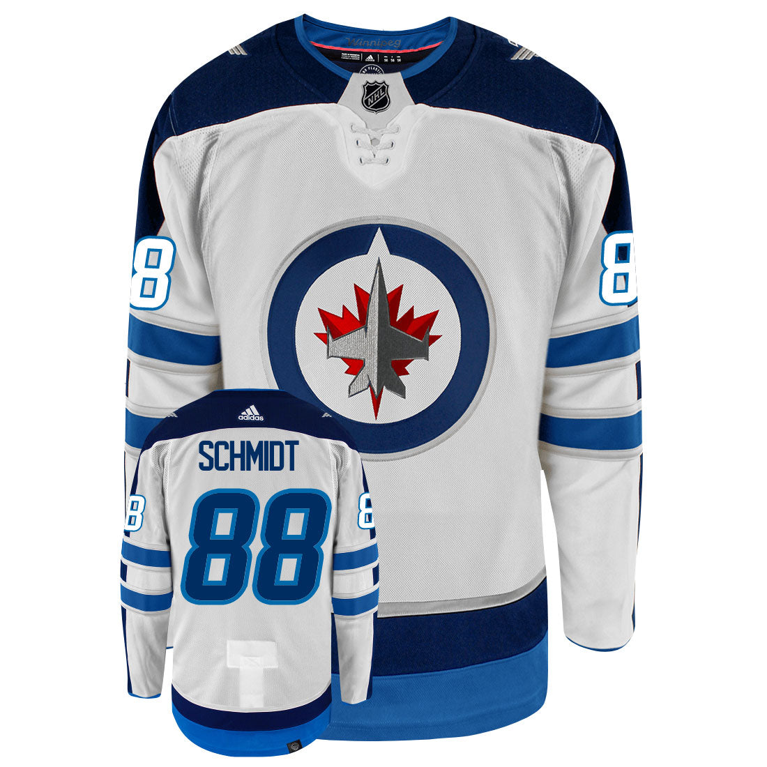Nate Schmidt Winnipeg Jets Adidas Primegreen Authentic NHL Hockey Jersey - vstockx