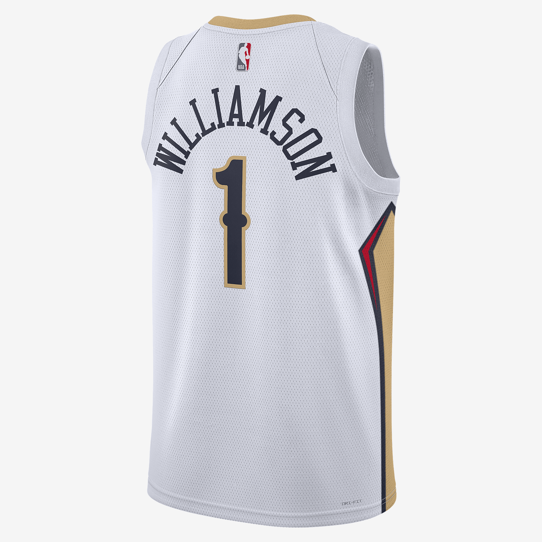 New Orleans Pelicans Association Edition 2022/23 Nike Dri-FIT NBA Swingman Jersey - White - vstockx